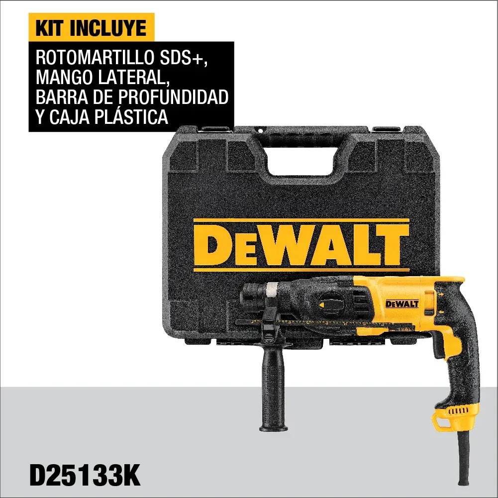 DEWALT® Kit de Rotomartillo de 1" (26mm) de 2.9j