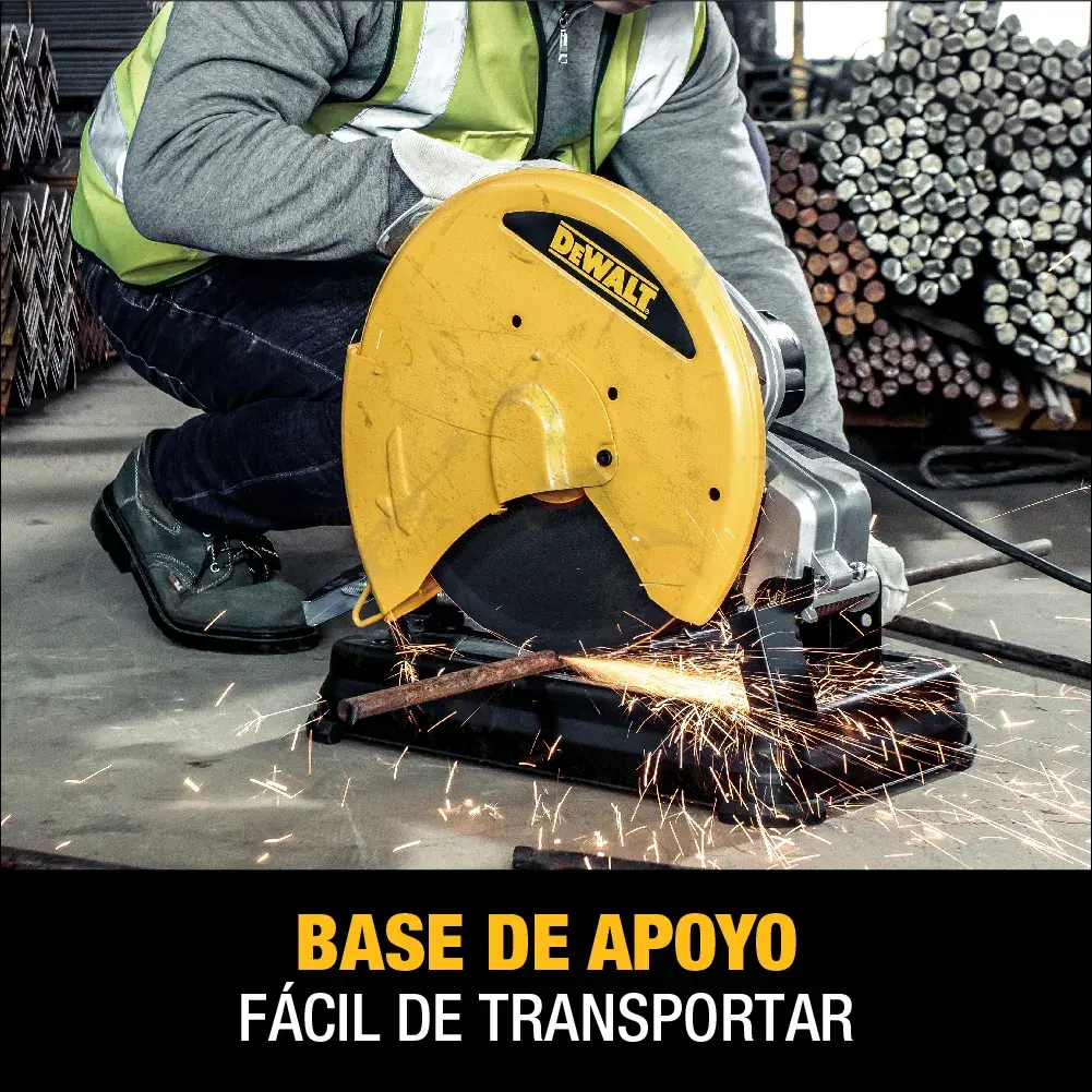 DEWALT® Cortadora de Metal de 14" (355mm) con Cable
