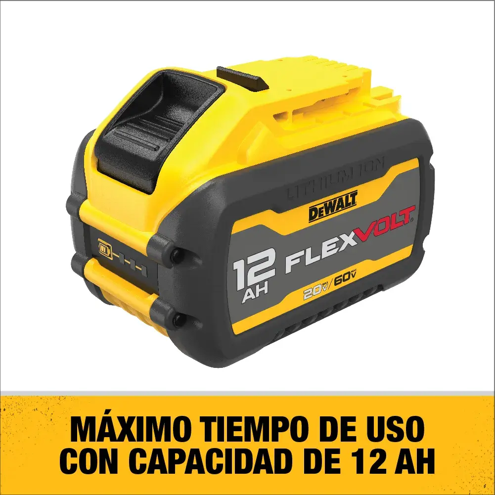 DEWALT® 20V/60V MAX* FLEXVOLT® Batería de Ion de Litio de 12.0 Ah