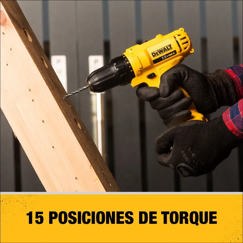 DEWALT® XTREME™ 12V MAX* Kit de Taladro Atornillador de 3/8" (10mm) Inalámbrico con (1) Batería de Ion de Litio y Cargador