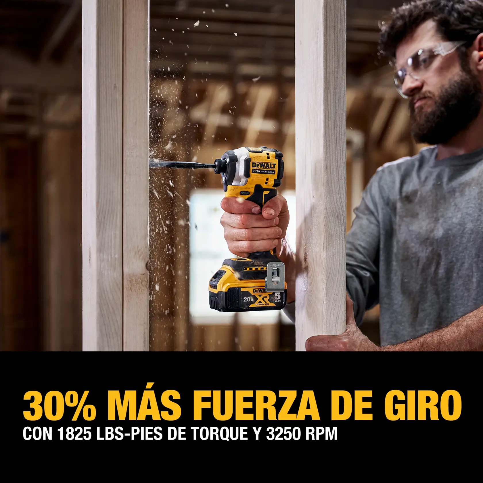 Up to 30% more turning force with 1825 lbs-feet of torque and 3250 RPM