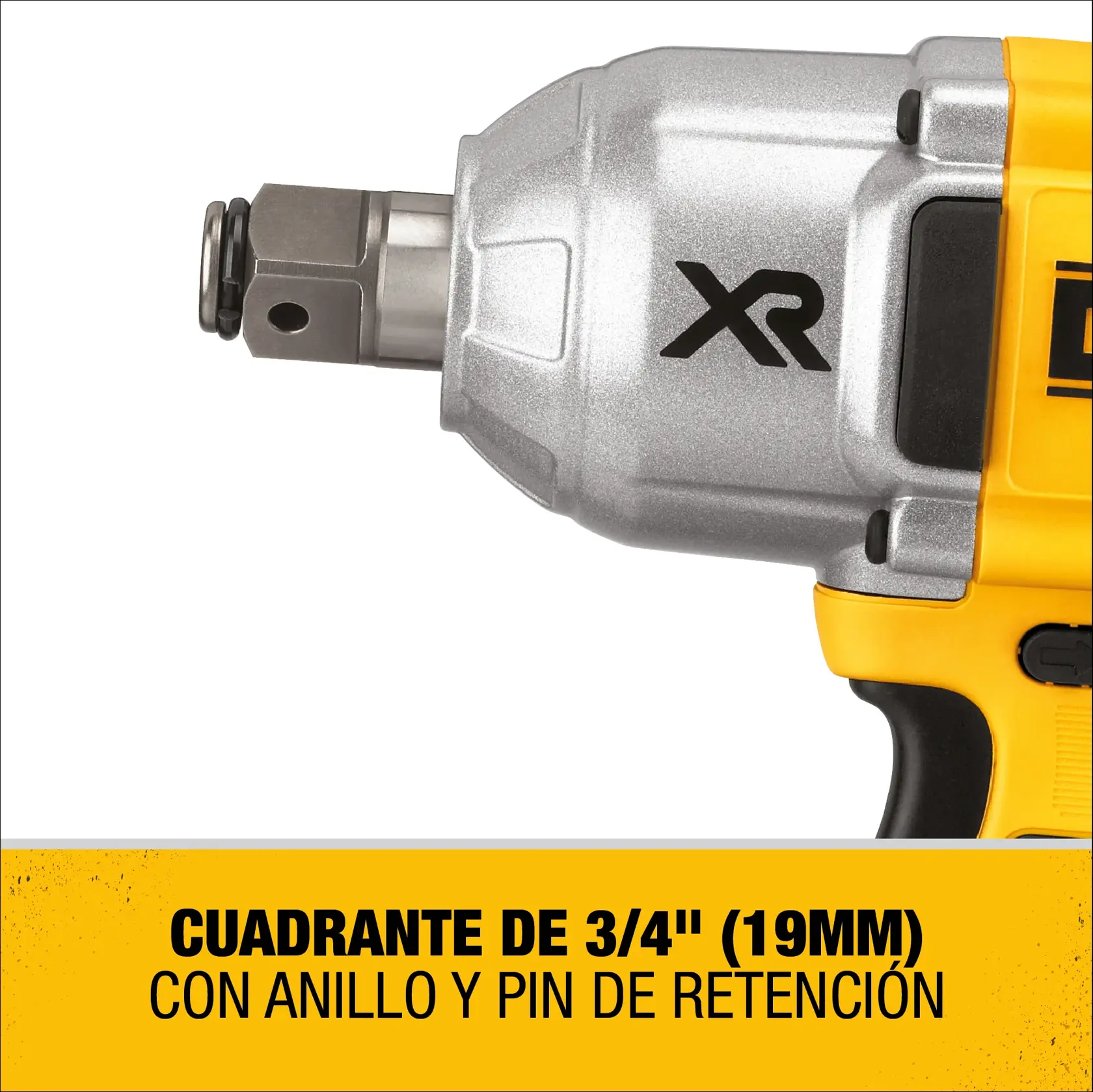 DEWALT® 20V MAX* XR® Kit de Llave de Impacto Inalámbrica de 3/4" (19mm) de Alto Torque
