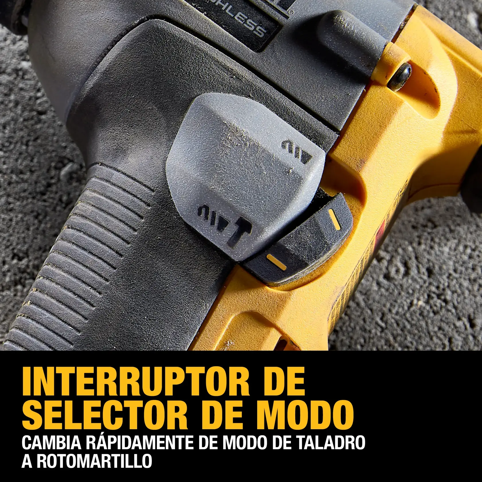 DEWALT® ATOMIC™ 20V MAX* Rotomartillo de 5/8" (16mm) sin Carbones, 1.4j (Solo Herramienta)