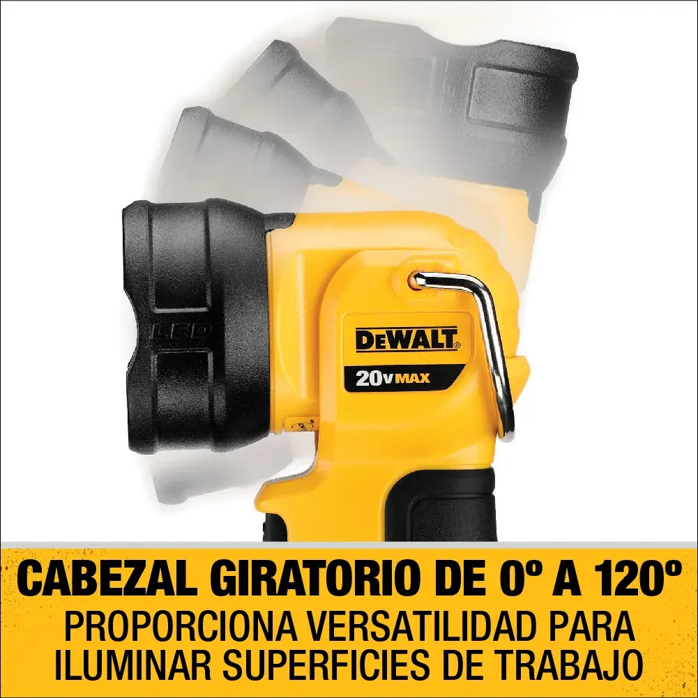 DEWALT® 20V MAX* Linterna LED de Trabajo (Solo Herramienta)