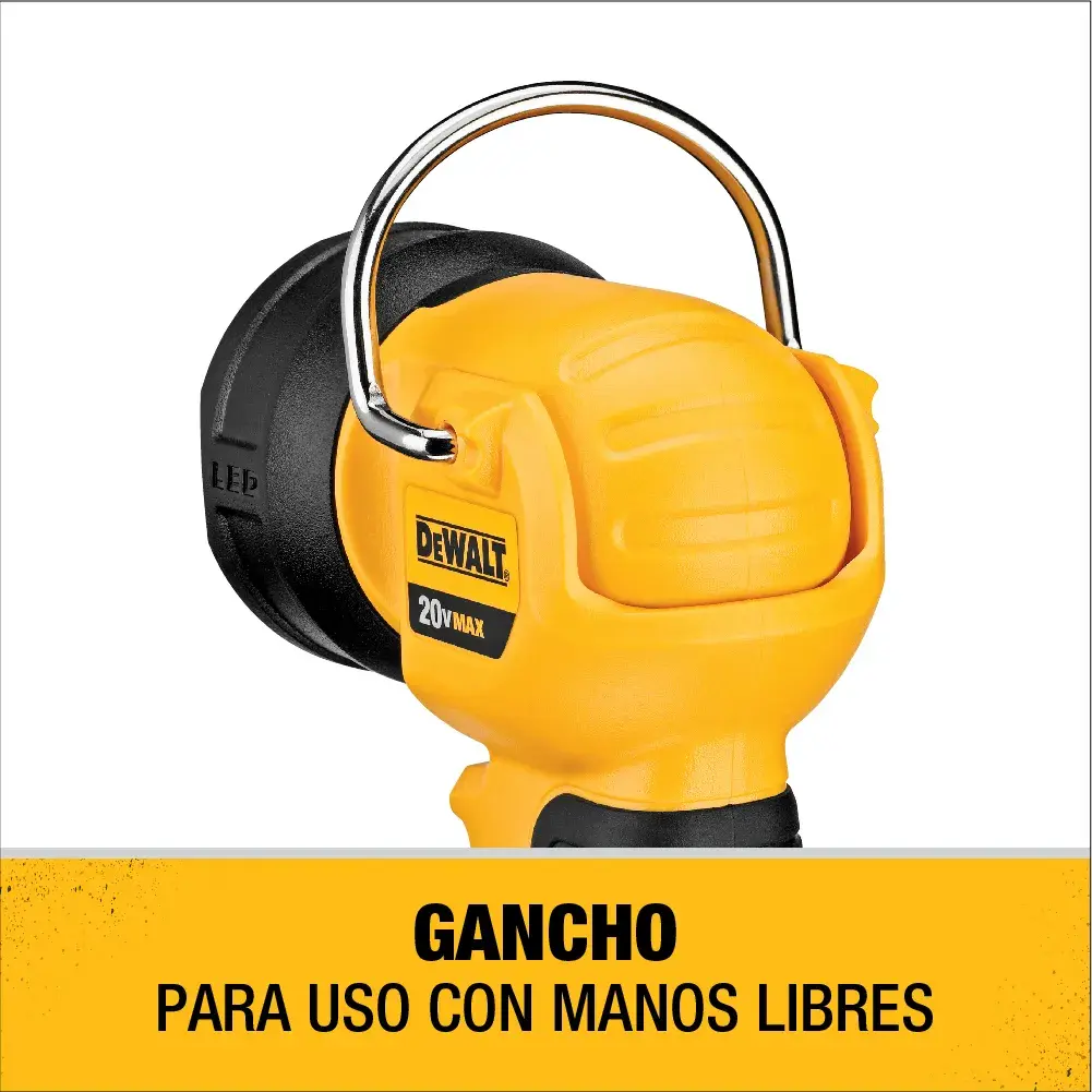 DEWALT® 20V MAX* Linterna LED de Trabajo (Solo Herramienta)
