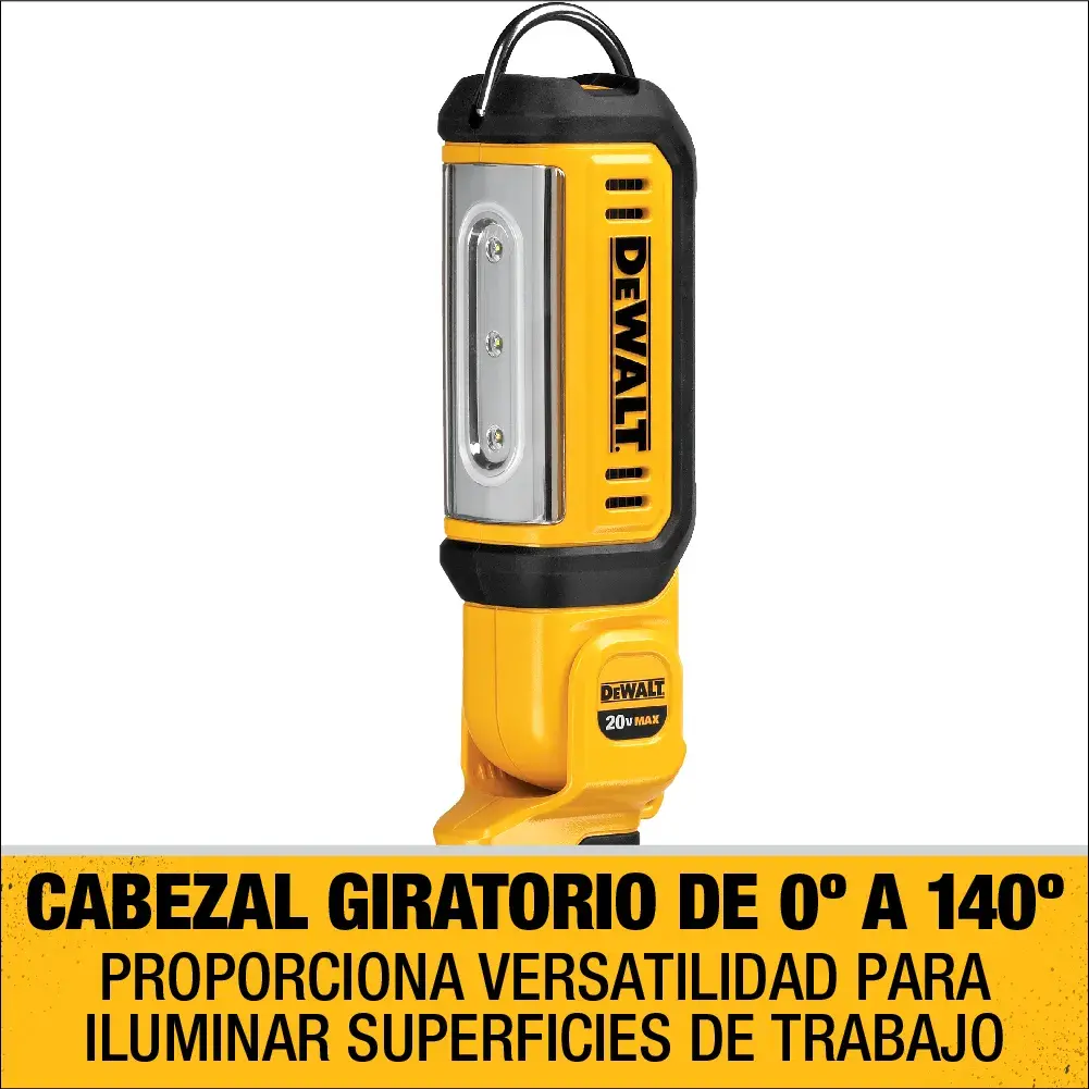 DEWALT® 20V MAX* Linterna LED de Área Portátil (Solo Herramienta)