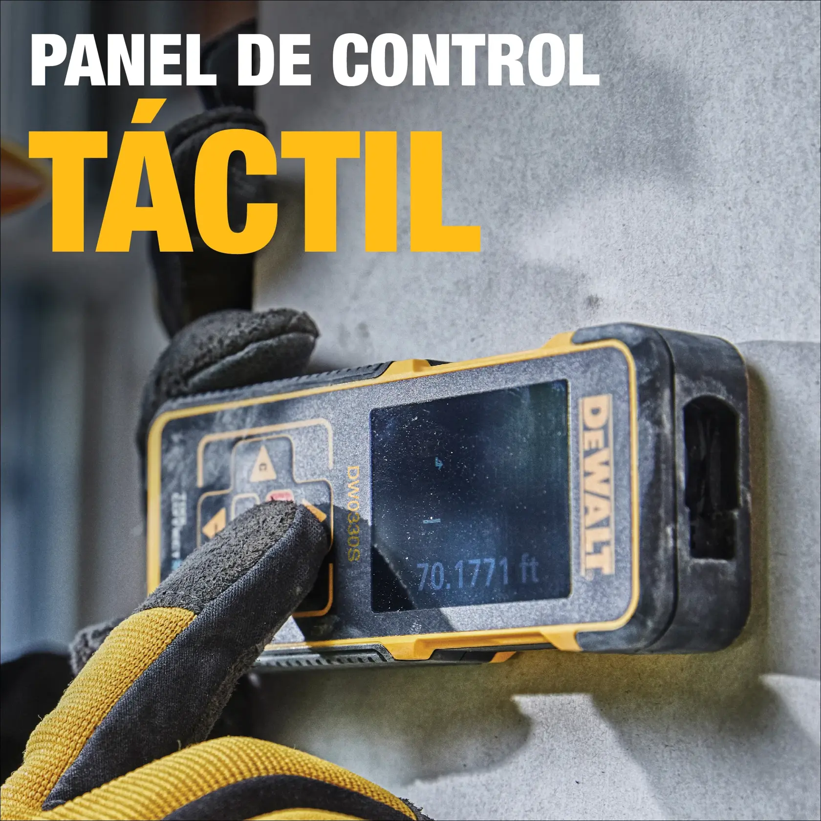 DEWALT® Herramienta de Medición Láser /Medidor de Distancia, Bluetooth, 330 Pies