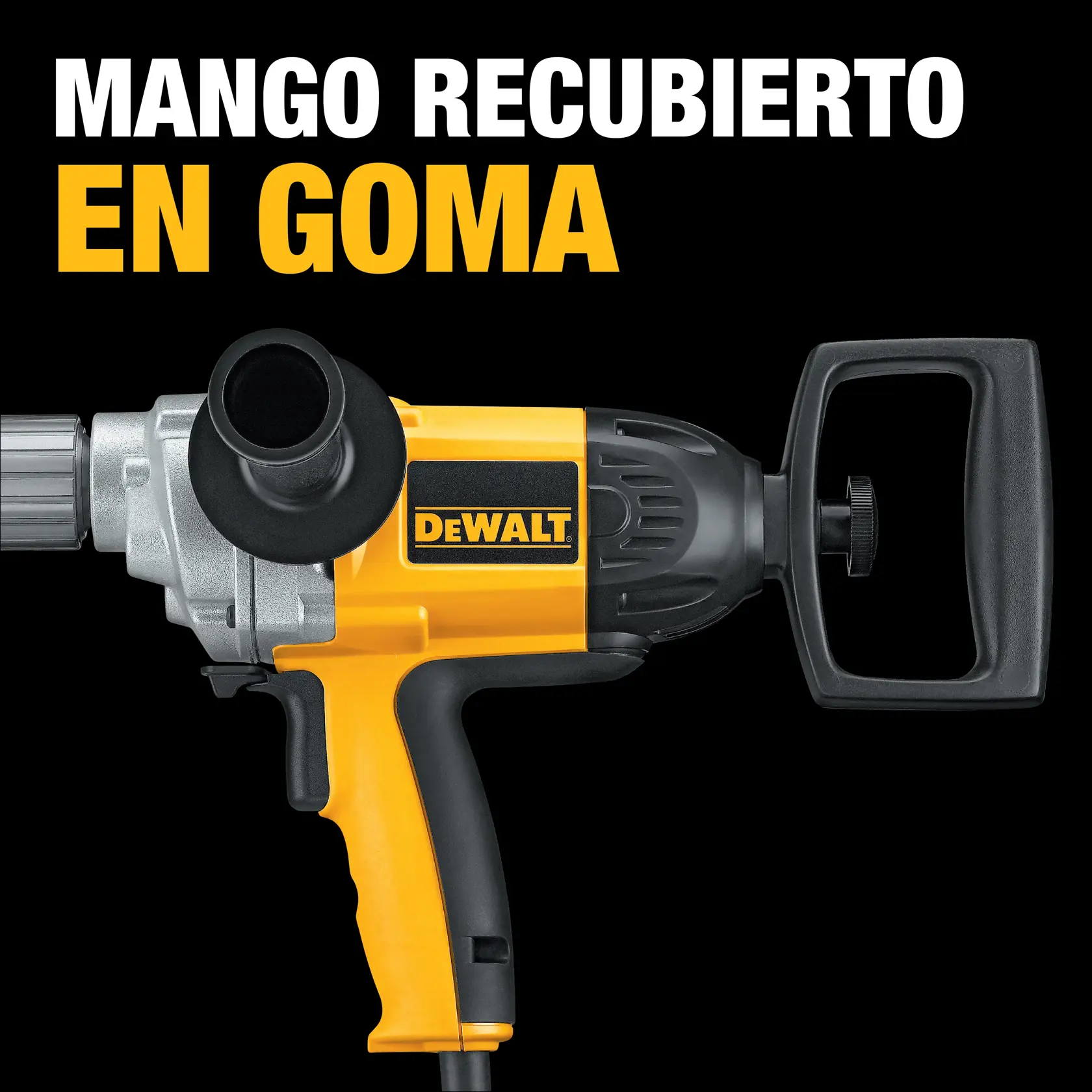 DEWALT® Taladro Tipo Espada de 1/2" (13mm) de 710W de Velocidad Variable Reversible