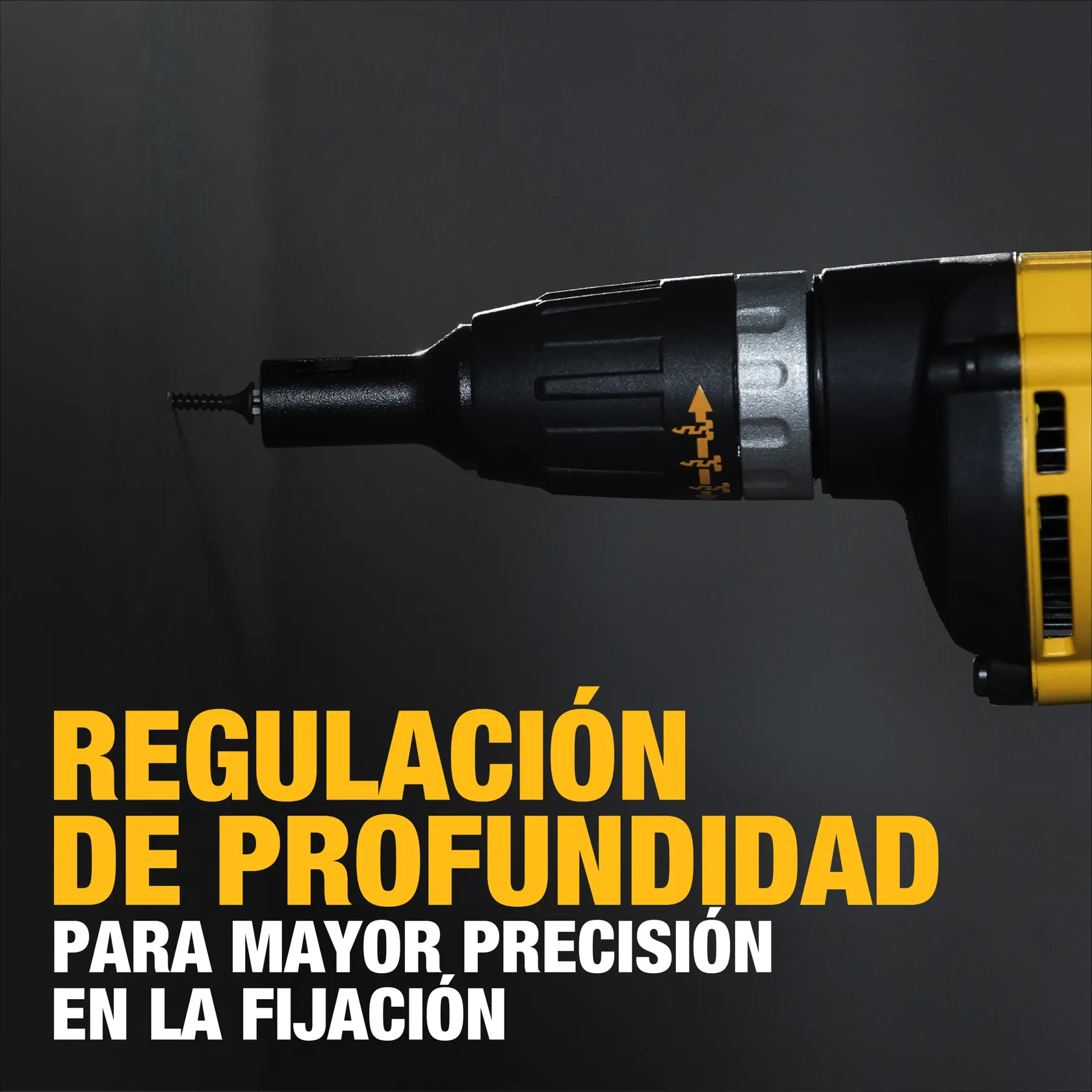 DEWALT® Pistola para Tornillos de Tablaroca VSR de Alta Velocidad de 5,300 rpm, 6.0-Amp
