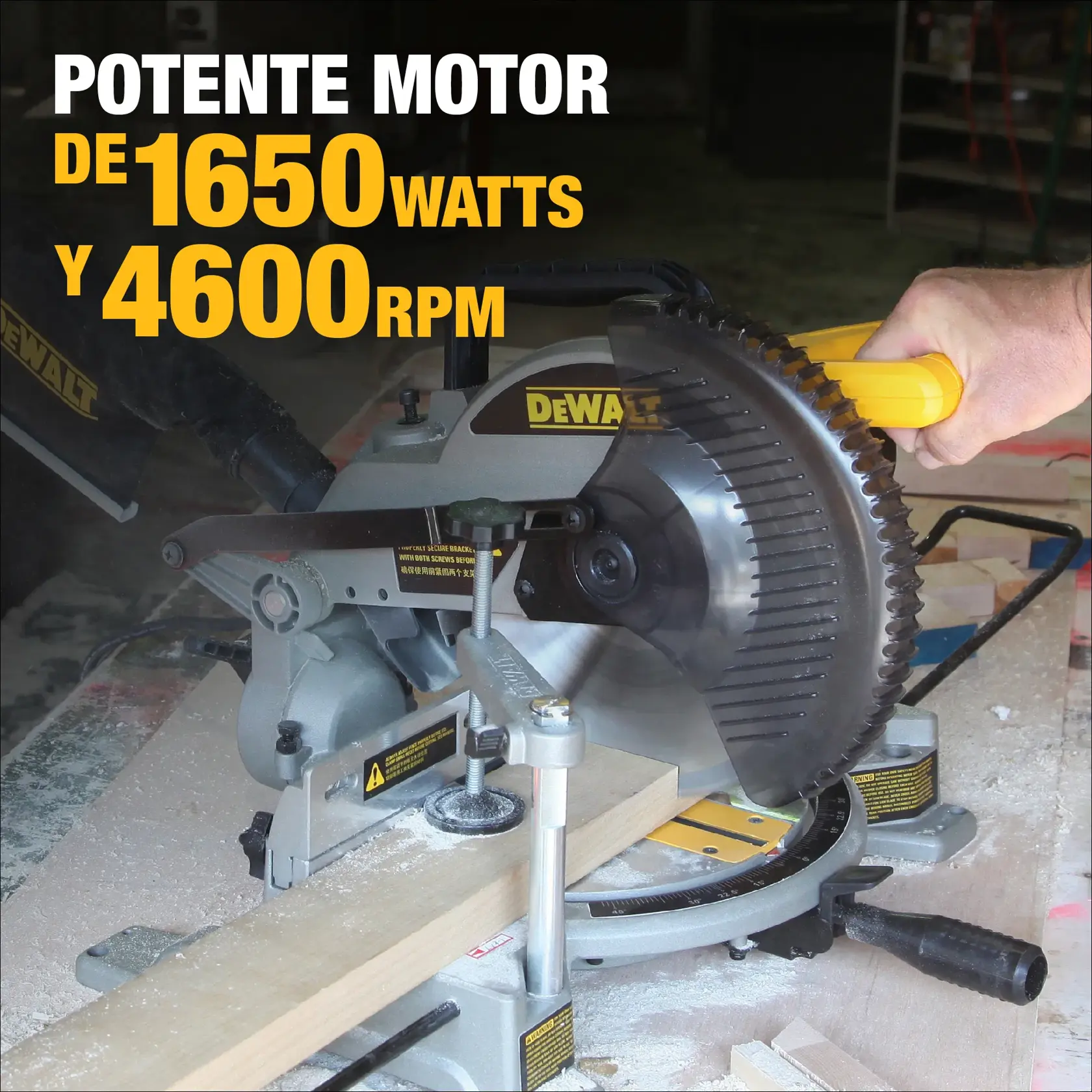 DEWALT® Sierra Ingletadora Compuesta de 10" (254mm) Eléctrica