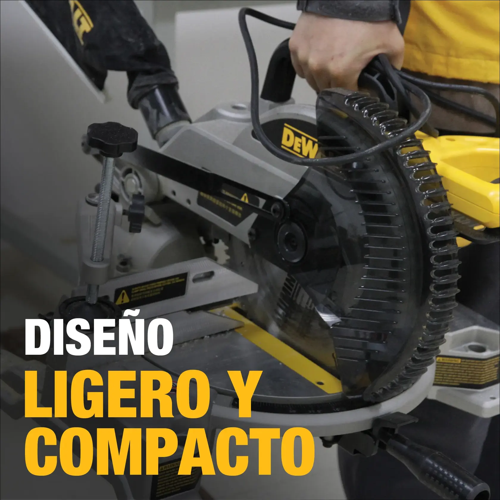 DEWALT® Sierra Ingletadora Compuesta de 10" (254mm) Eléctrica