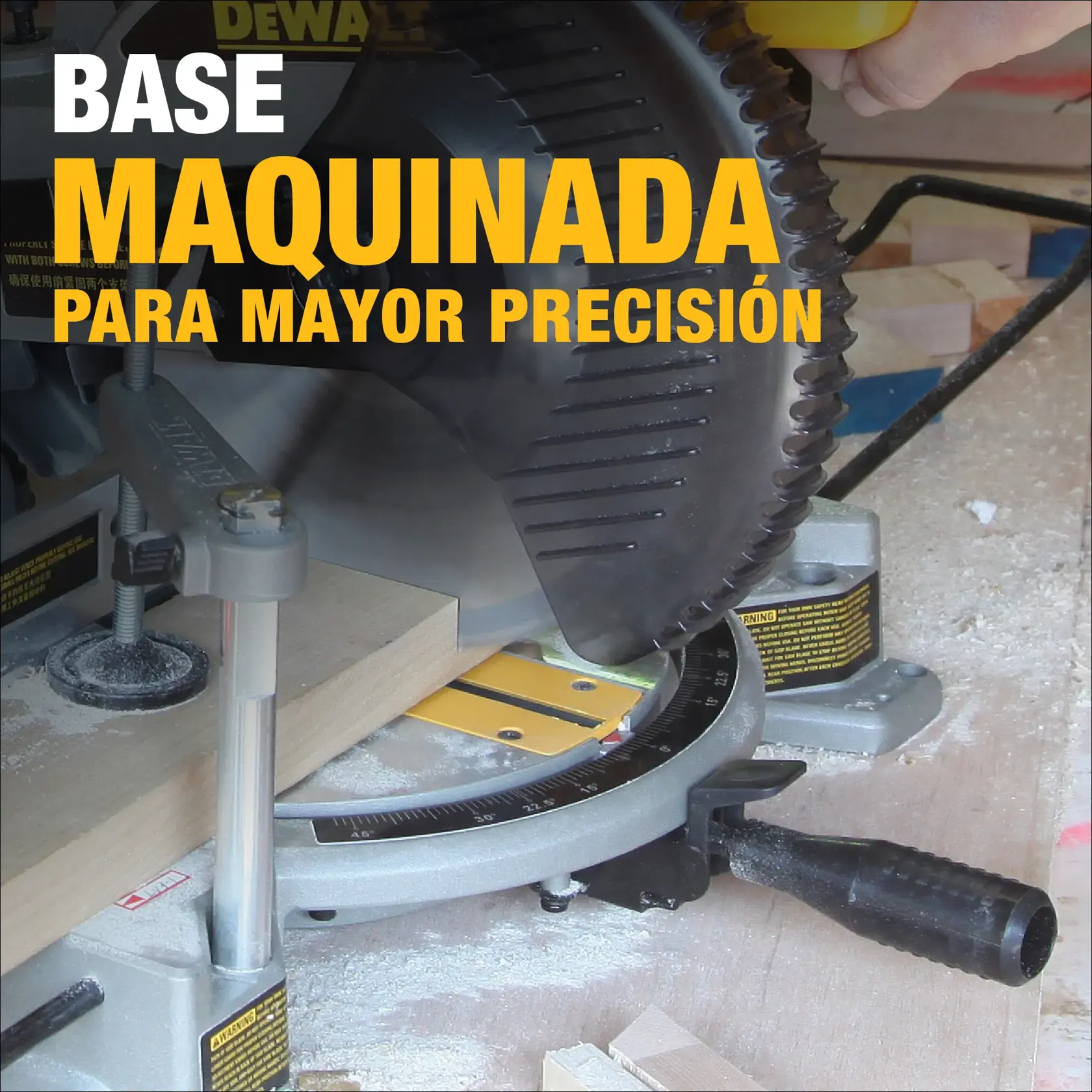 DEWALT® Sierra Ingletadora Compuesta de 10" (254mm) Eléctrica