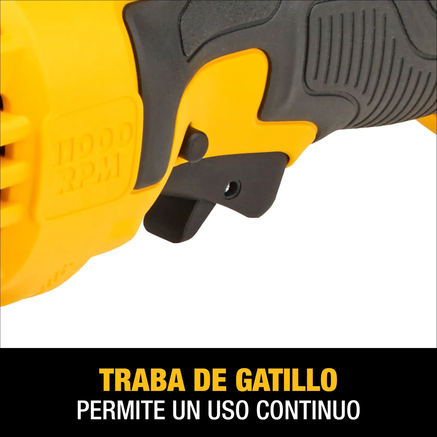 DEWALT® Esmeriladora Angular de 4-1/2" (115mm) - 5" (125mm) con Cable de 1500W de Interruptor de Gatillo