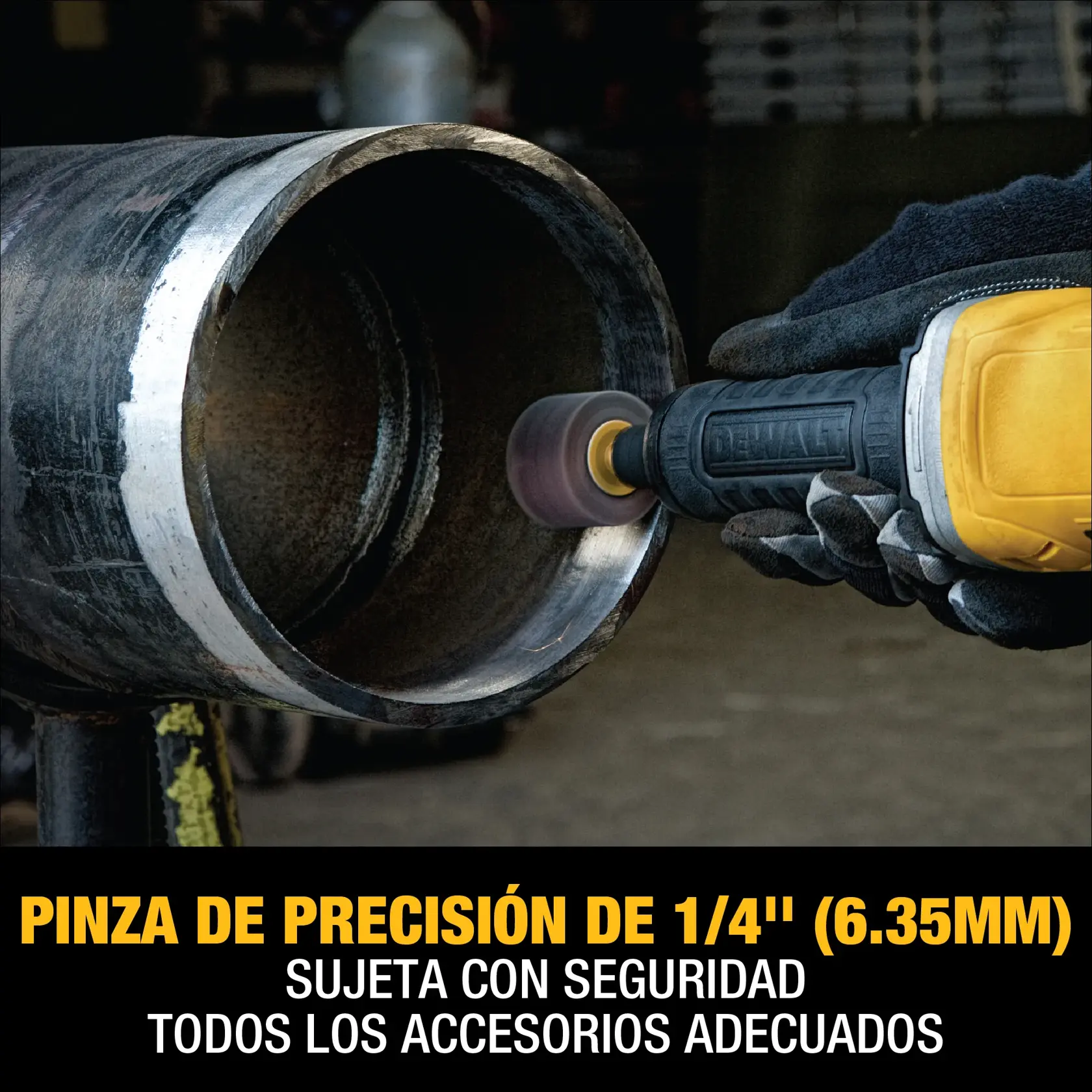 DEWALT® Rectificadora de Matriz de 1-1/2" (40mm) Sin Bloqueo