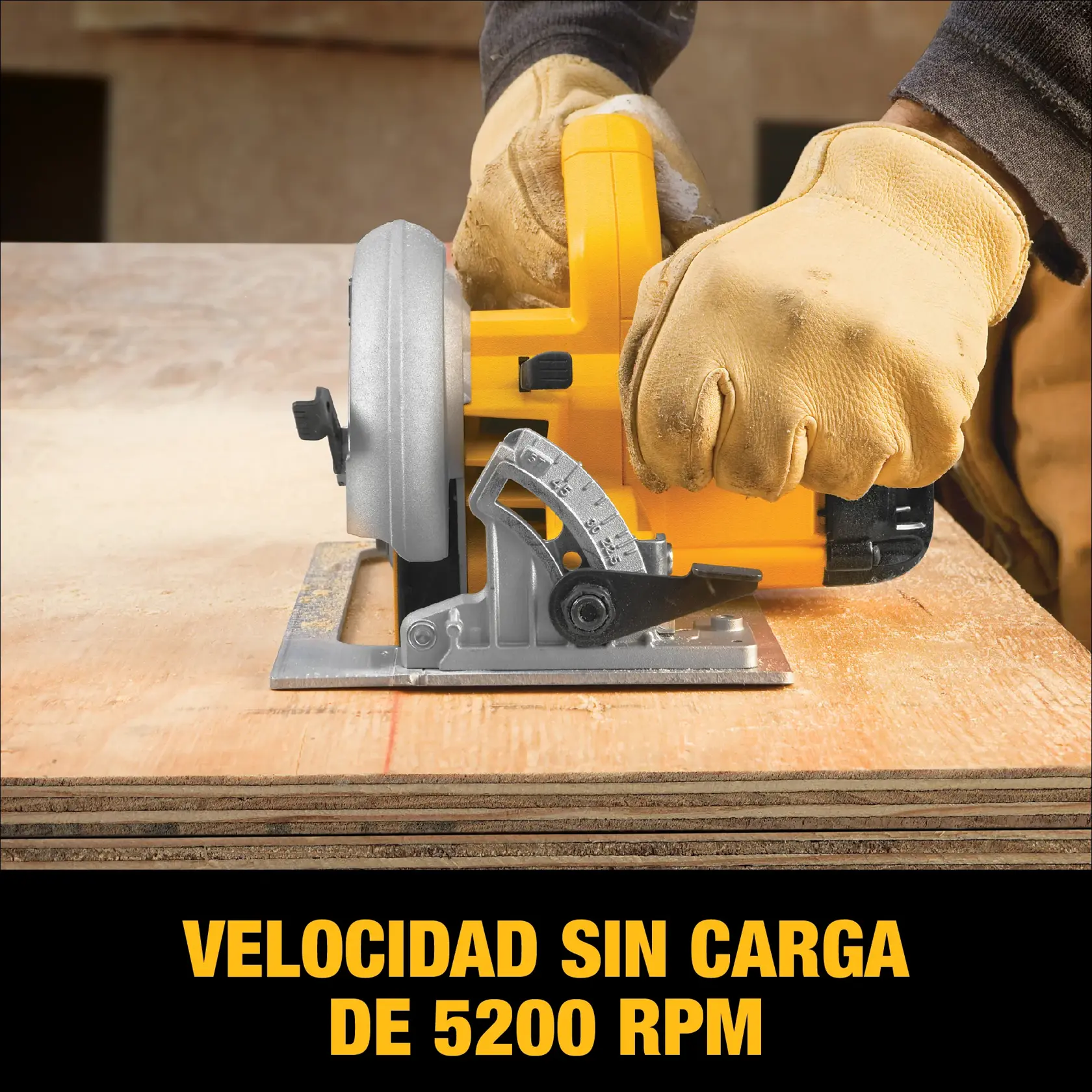 DEWALT® Sierra Circular de 7-1/4" (184mm) con Cable
