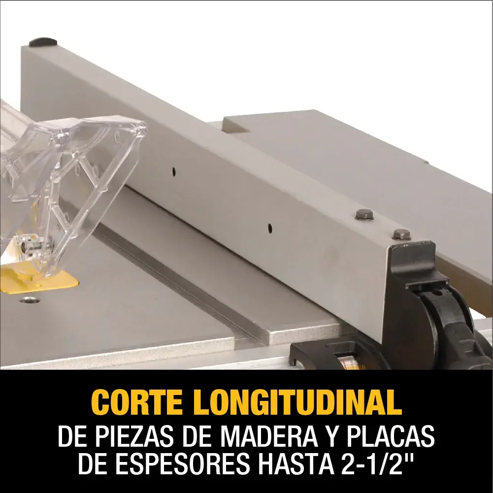 DEWALT® Sierra de Mesa Eléctrica con Cable de 10 Pulgadas (254mm)