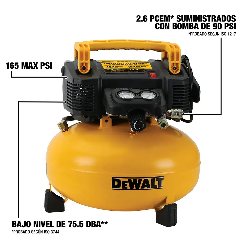 DEWALT® Compresor de Aire 165 PSI 120v 6.0 galones
