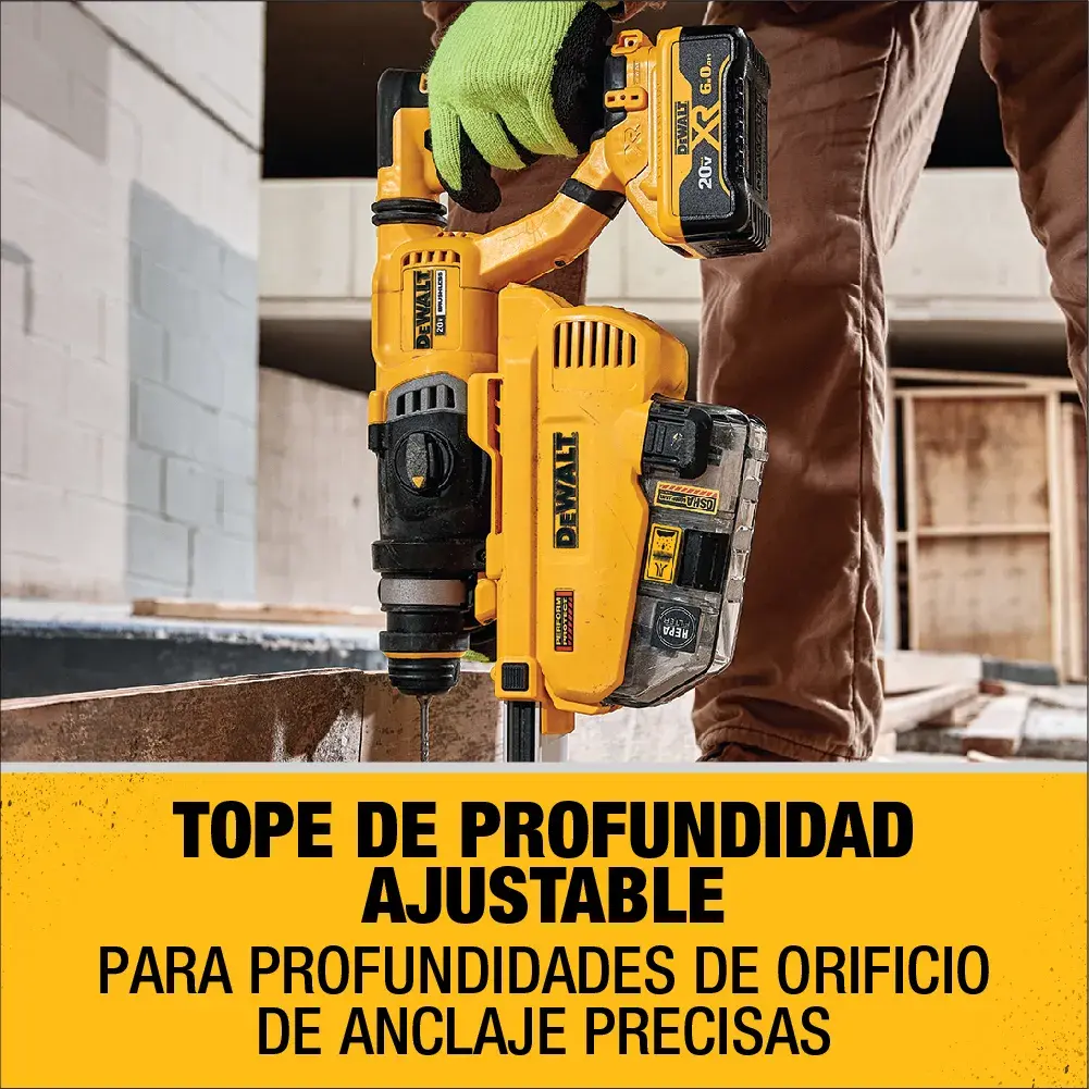 DEWALT® Extractor de Polvo para Martillo Rotativo