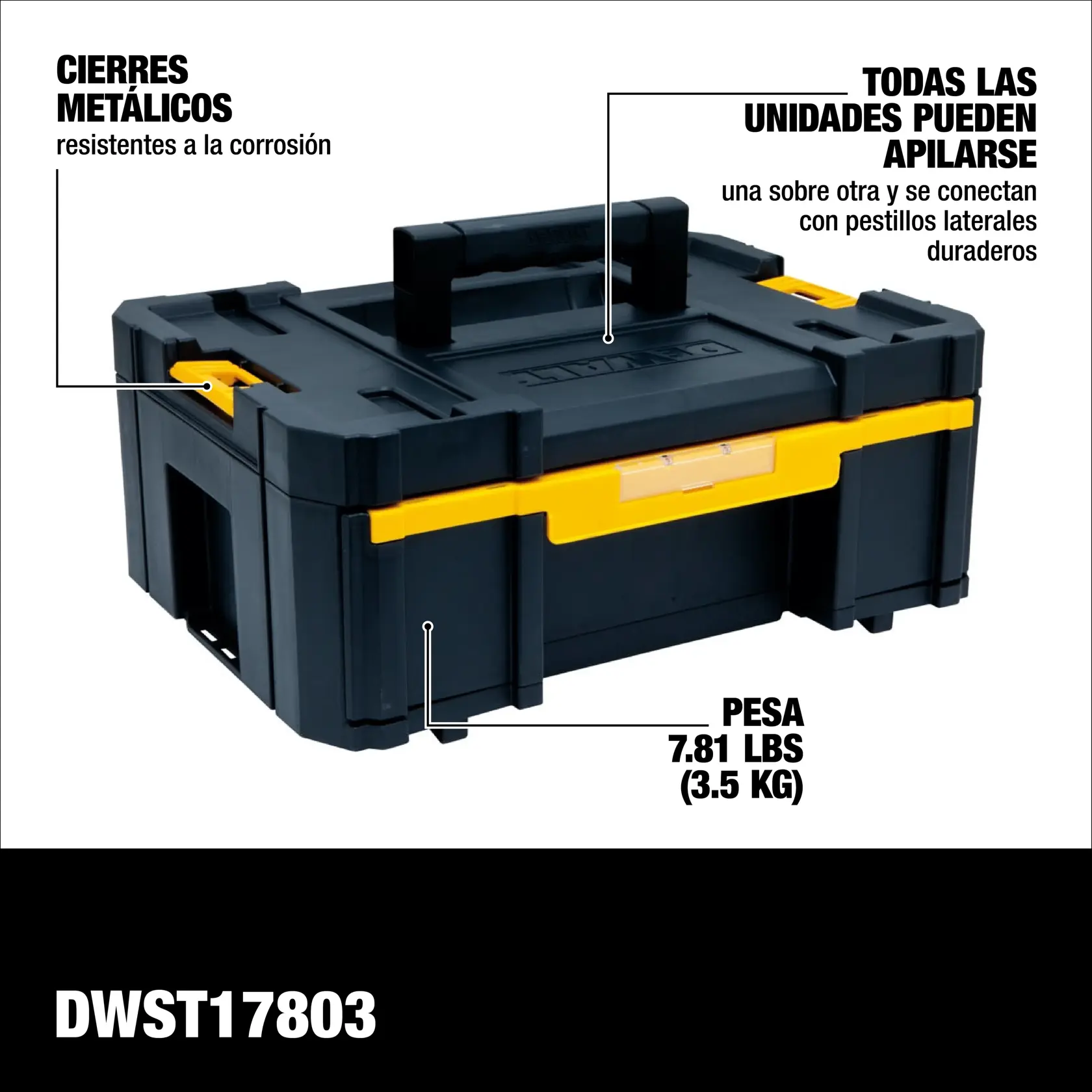 DEWALT® TSTAK® Organizador de Herramientas, Cajón Profundo Individual