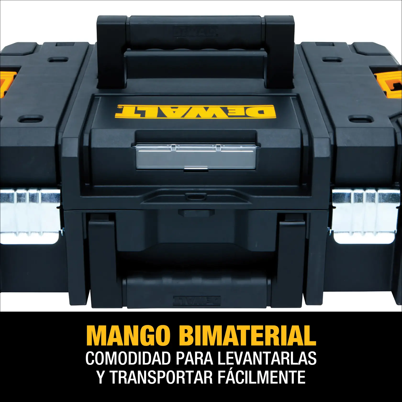 DEWALT® TSTAK® Ii Estuche De Almacenamiento De Herramientas Apilable De Tapa Plana De 13 Pulgadas (330mm)
