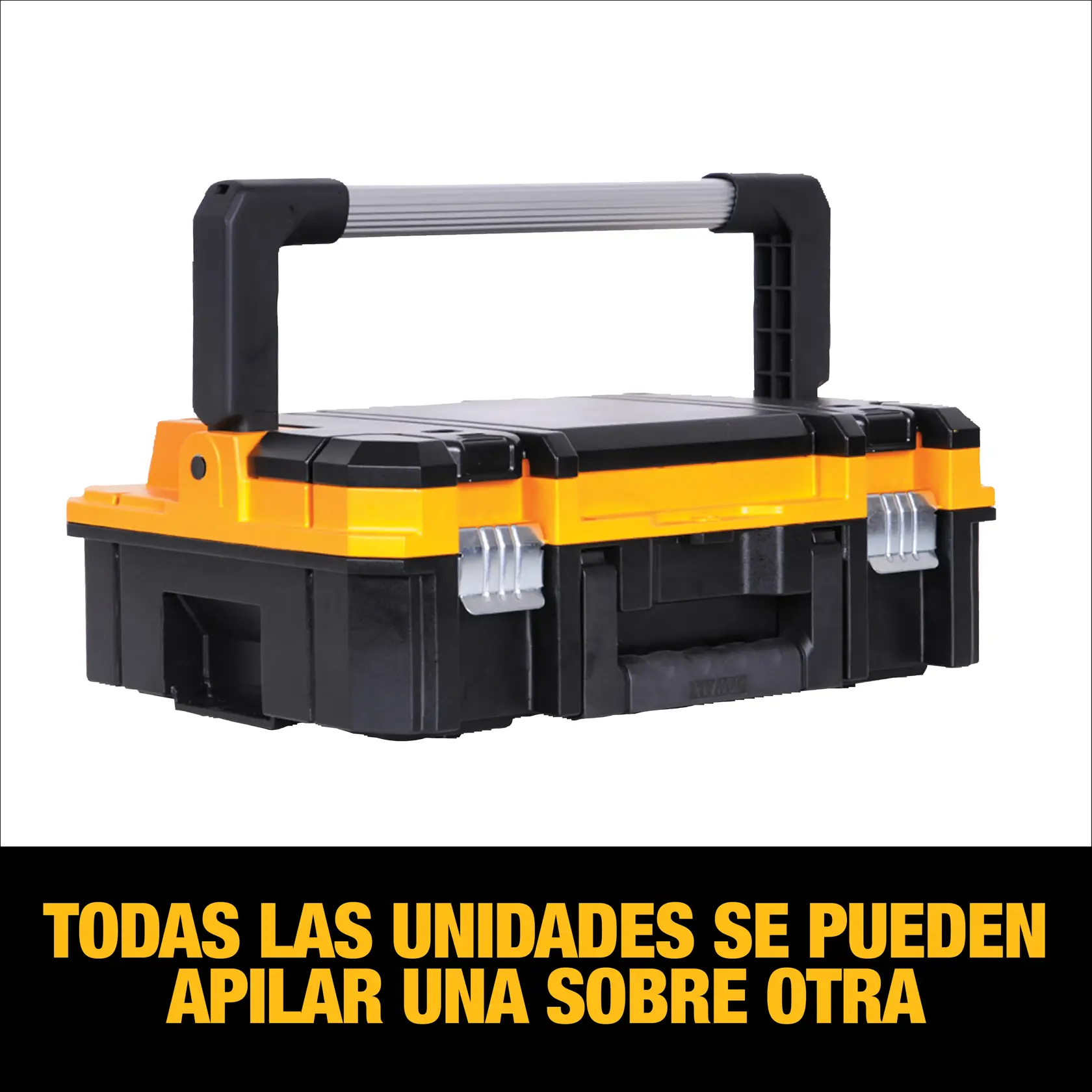 DEWALT® TSTAK® I Organizador Apilable de 7 Compartimentos con Mango Largo para Piezas Pequeñas y Herramientas