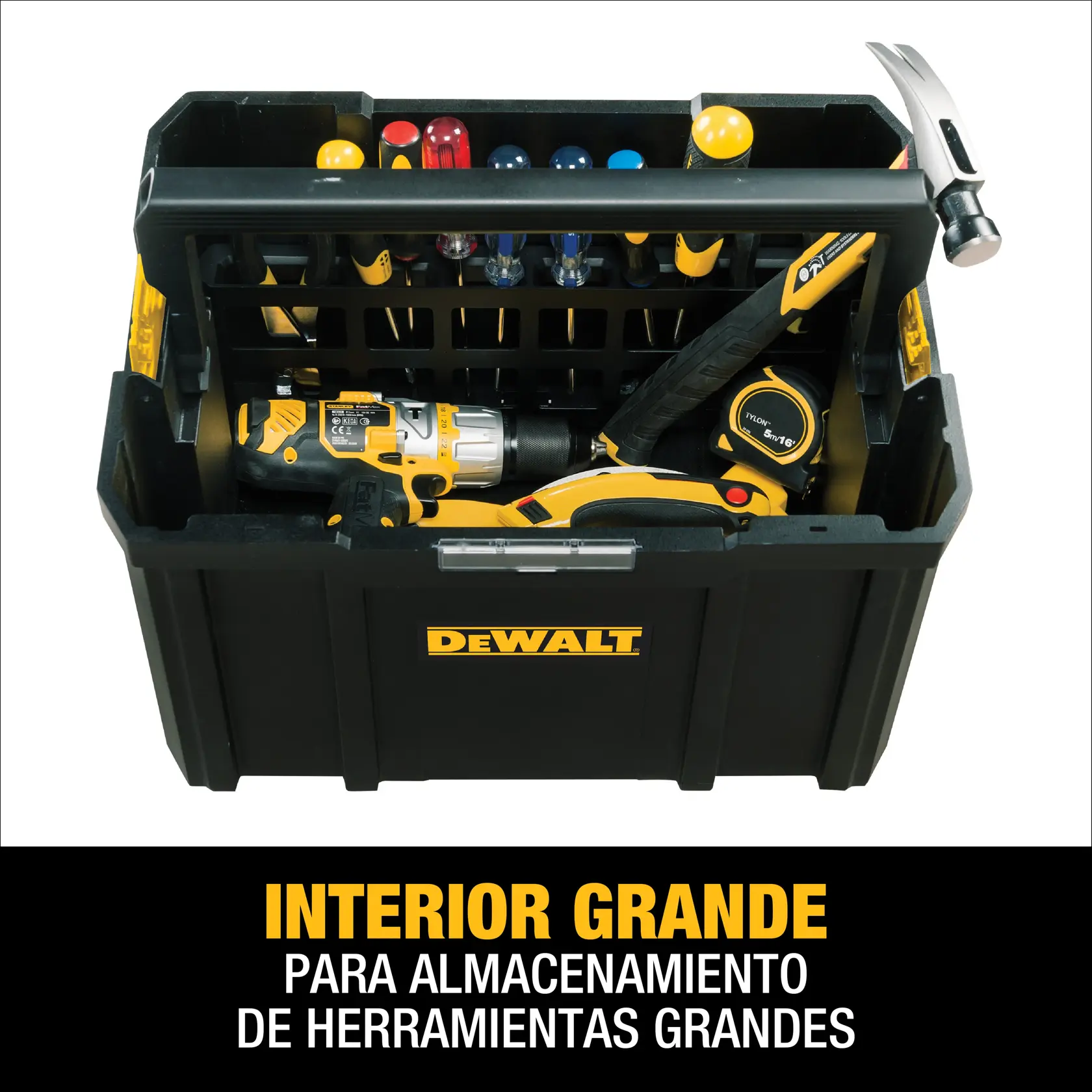 DEWALT® TSTAK® Caja de Herramientas Abierta