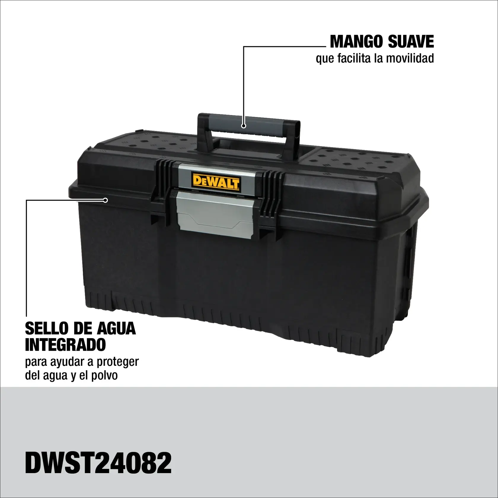 DEWALT® Caja de Herramientas 24" con Apertura Rapida