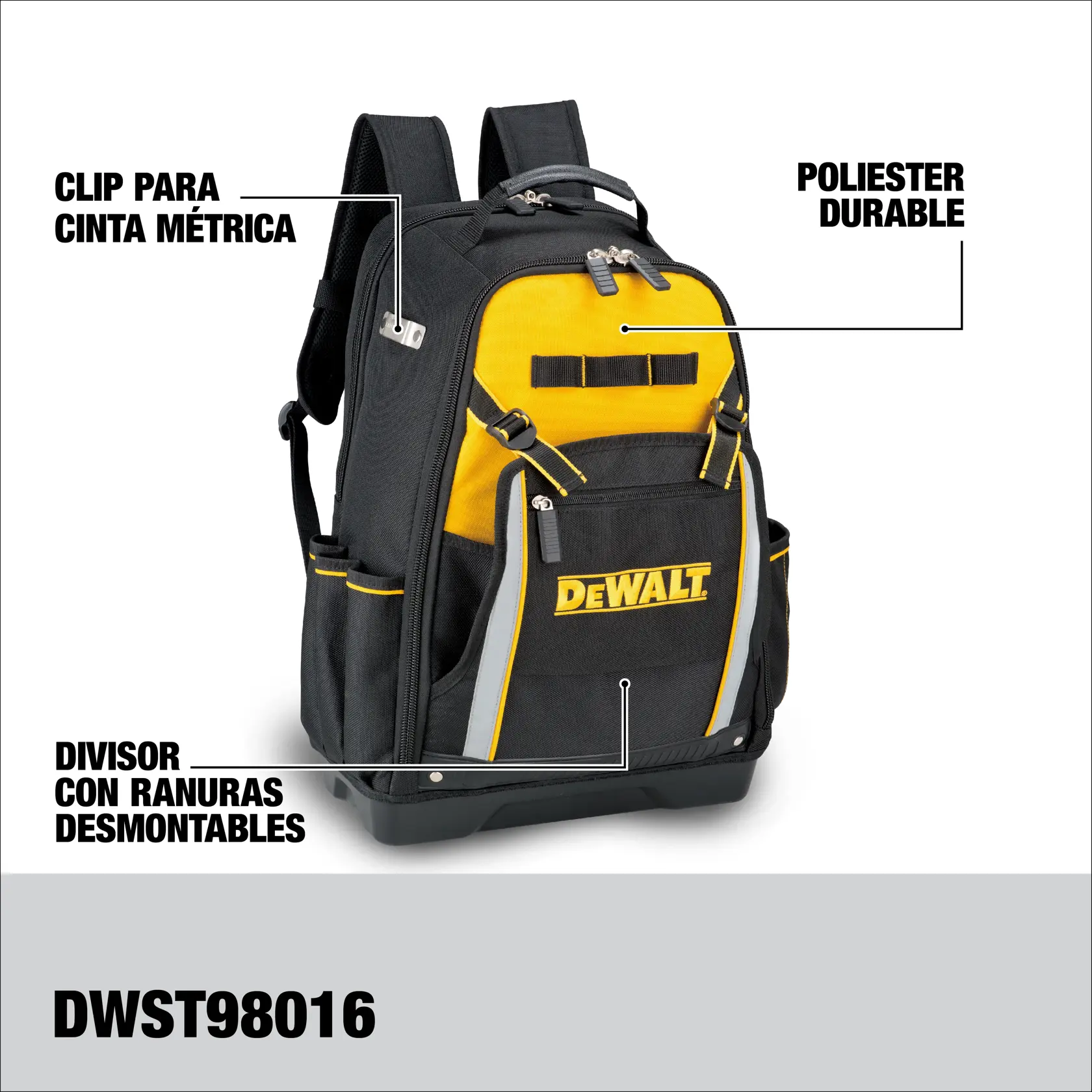 DEWALT® Mochila para Herramientas con 36 Compartimentos