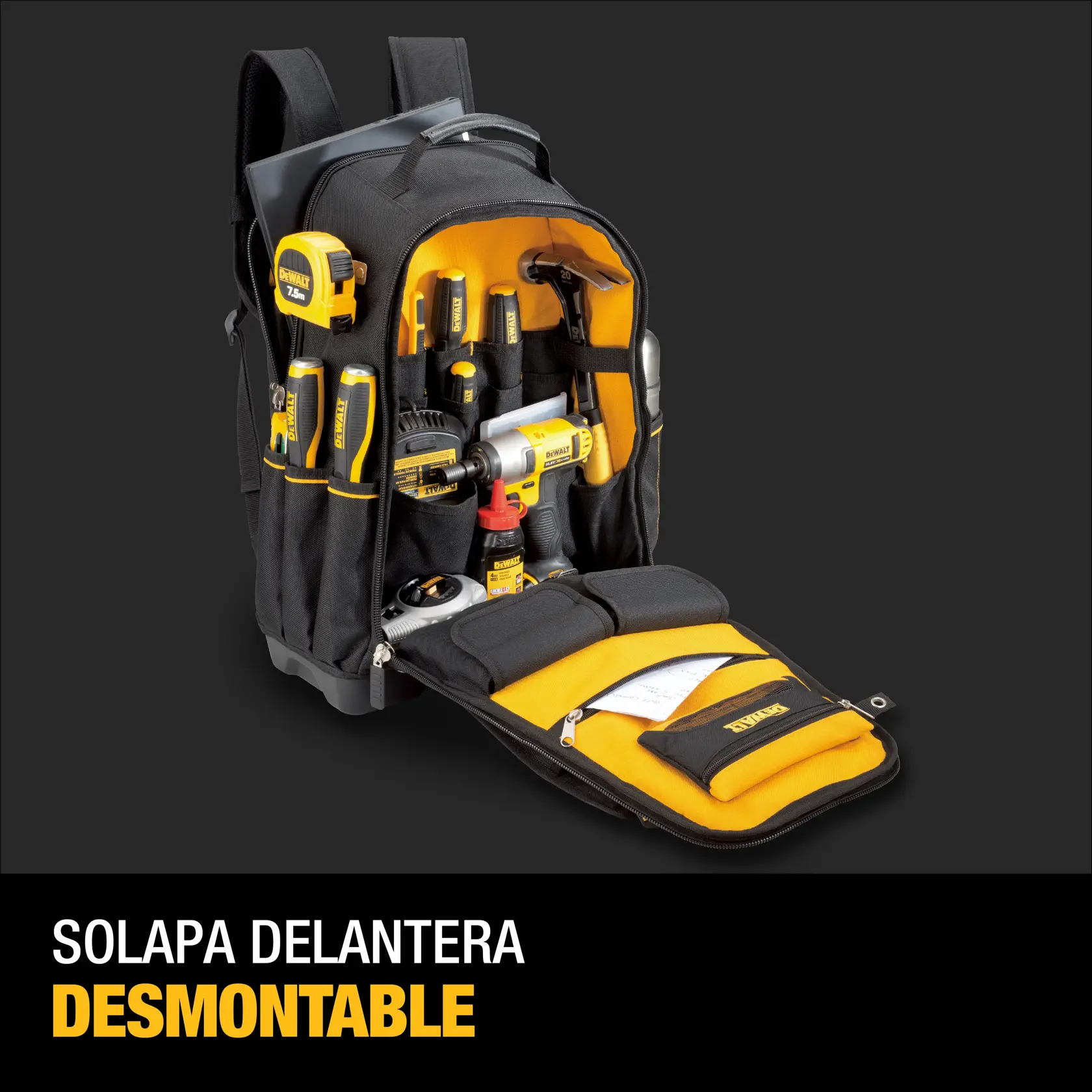 DEWALT® Mochila para Herramientas con 36 Compartimentos