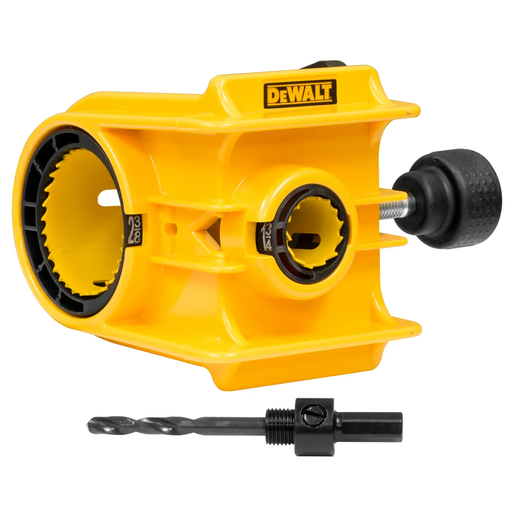 DEWALT® Kit para Instalación de Cerraduras de Puerta Bi-Metal (4 Piezas)