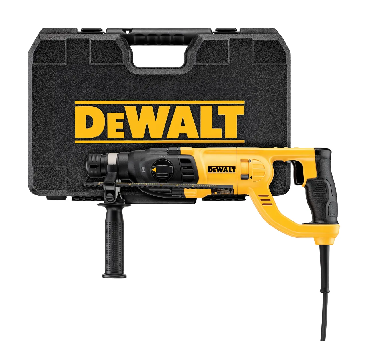 Rotomartillo SDS Plus 800W 1", 3 Modos (Taladro Cincelado y Percusión) + Kit DWA0870 DeWalt