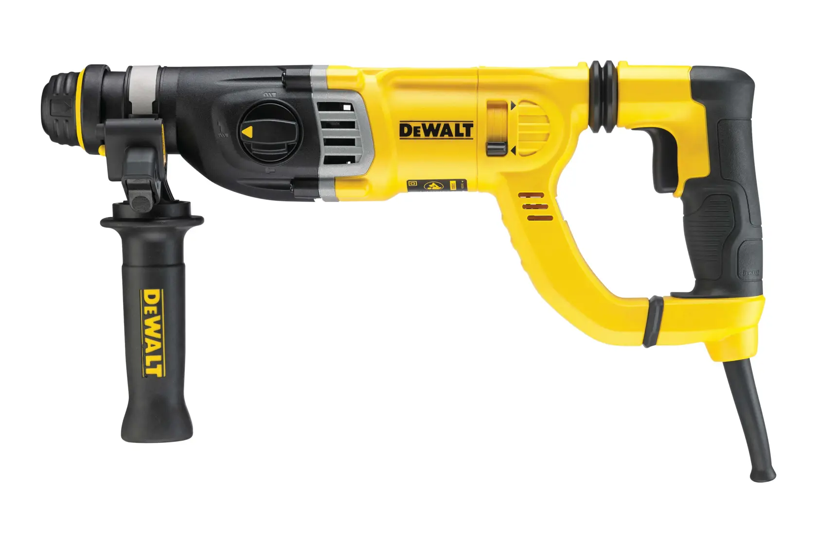 DEWALT® Kit de Rotomartillo SDS PLUS de 1" (26mm) de 3.0J con Mango en D