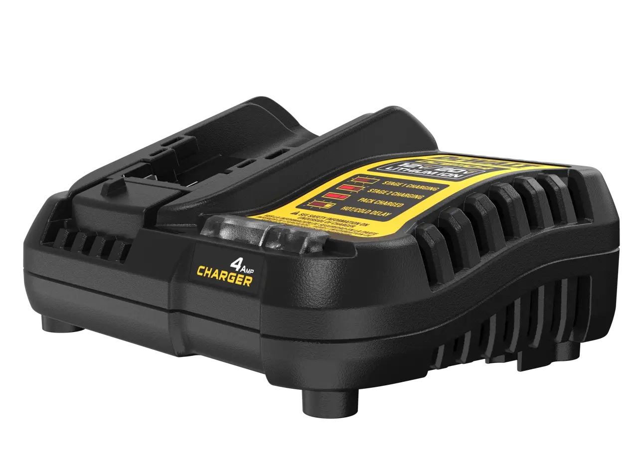 Charger side angled view 