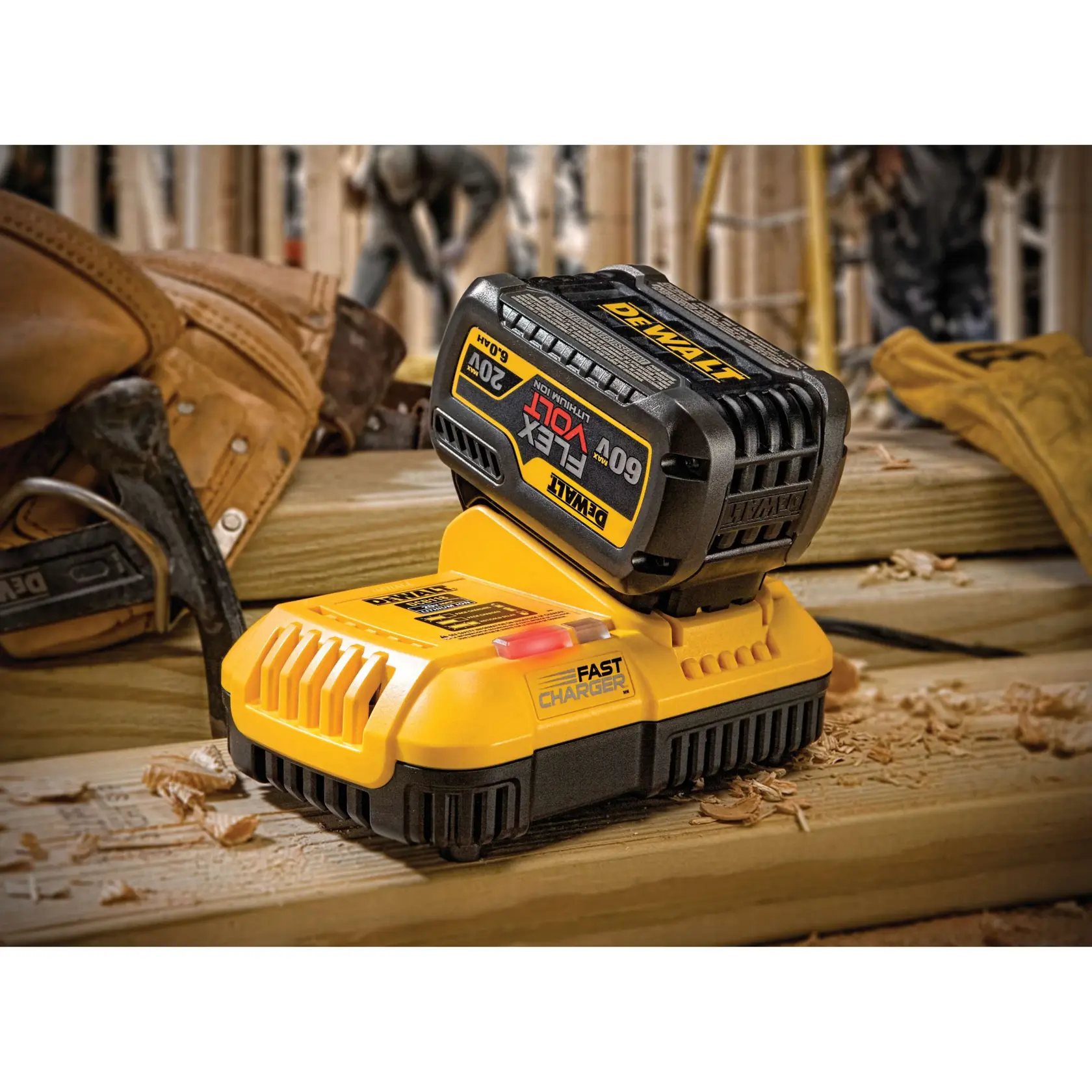 DEWALT® FLEXVOLT® 20V/60V MAX* Cargador Rápido de 8.0 Ah