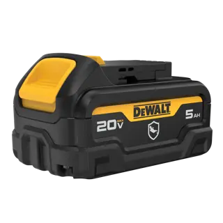 DCB205 oil resistant battery angled front view 