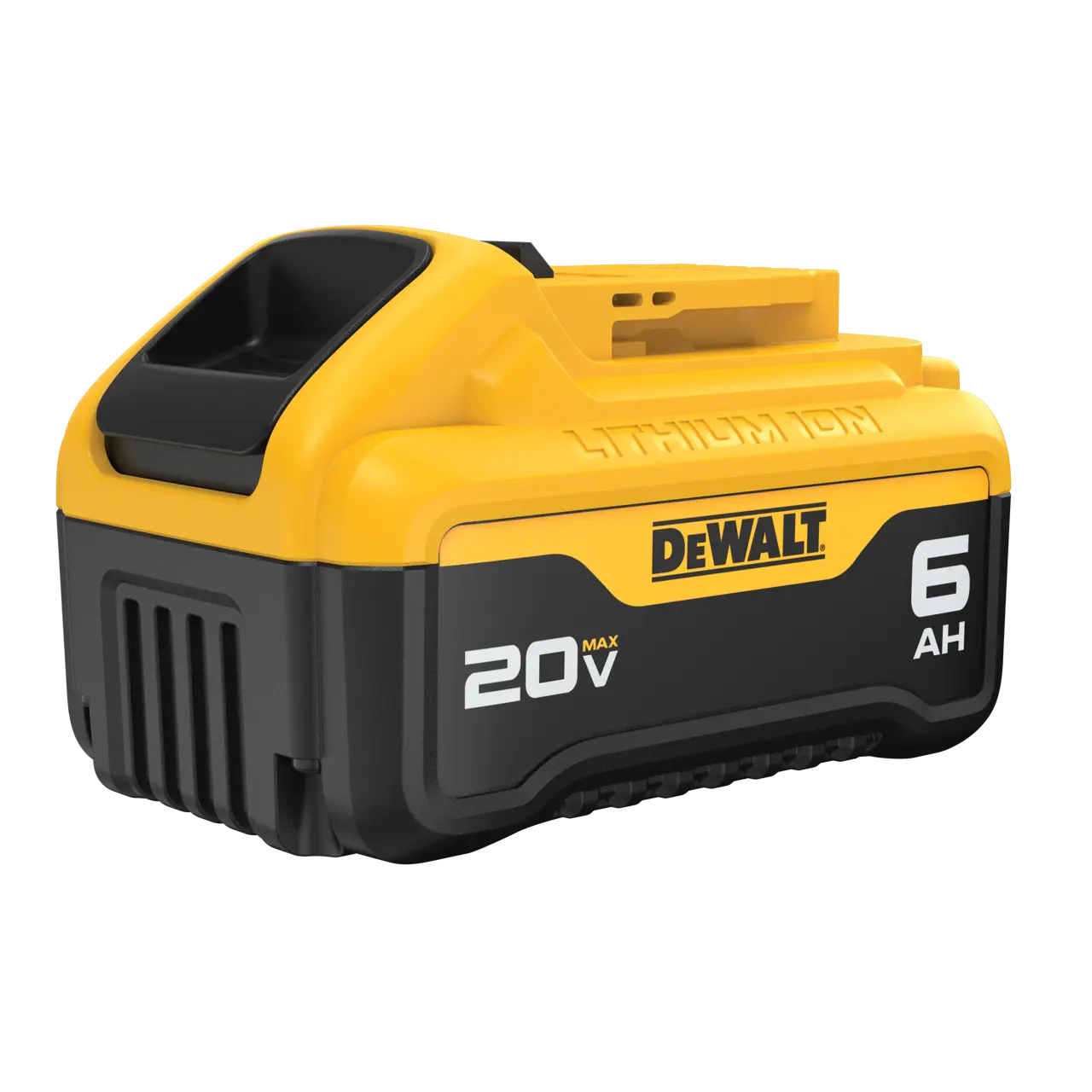 DCB206 battery angled front view 