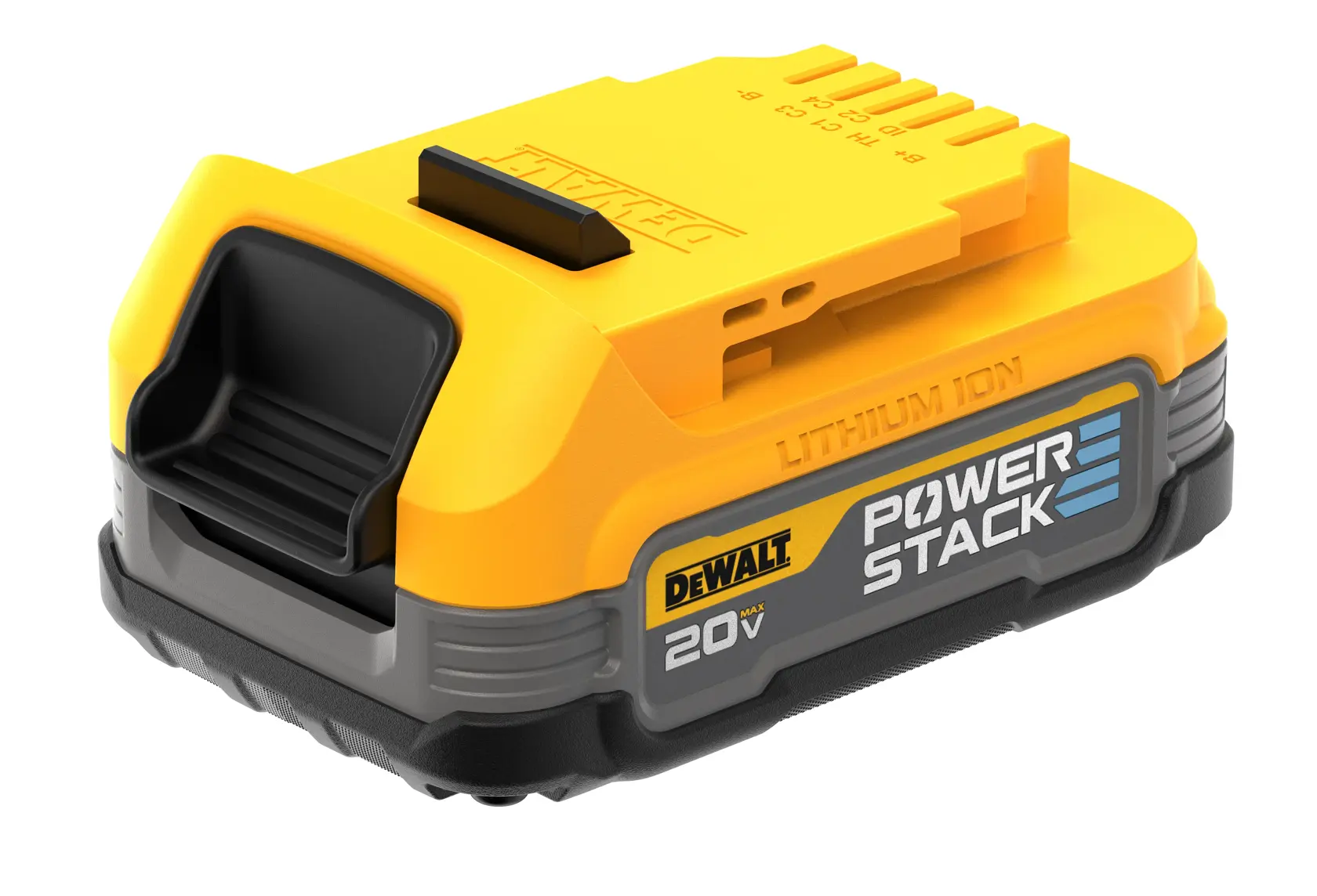 DEWALT® 20V MAX* POWERSTACK™ Kit de (2) Baterias Compactas de 1.7 Ah, Cargador y Bolso