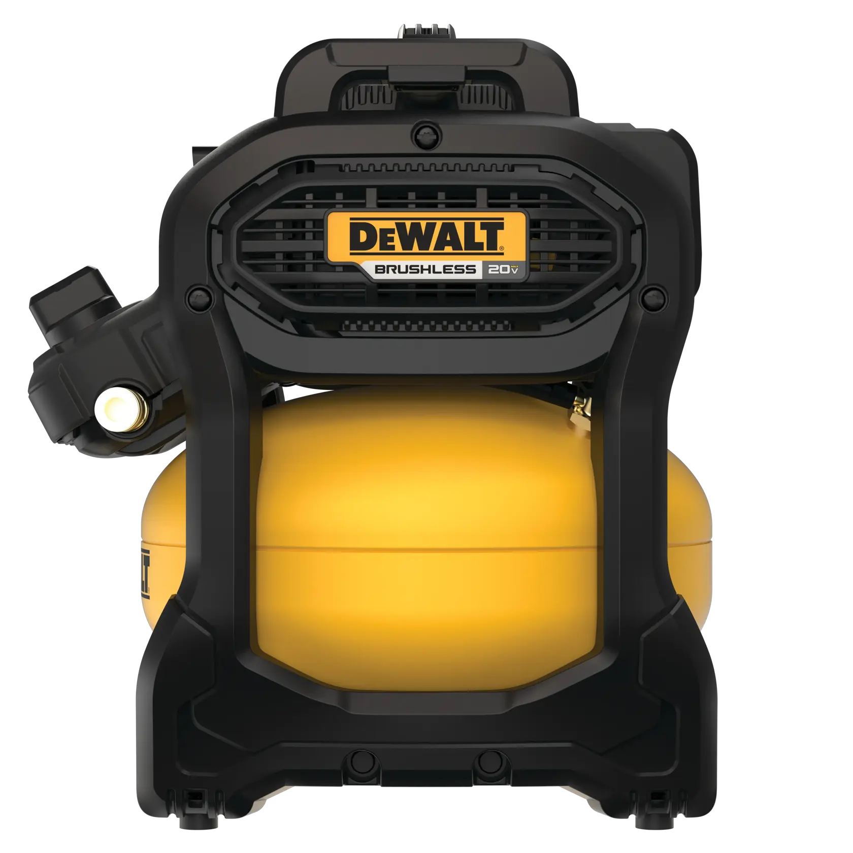 DEWALT® 20V MAX* Kit de Compresor de Aire de 2.5 gal Inalámbrico sin Carbones