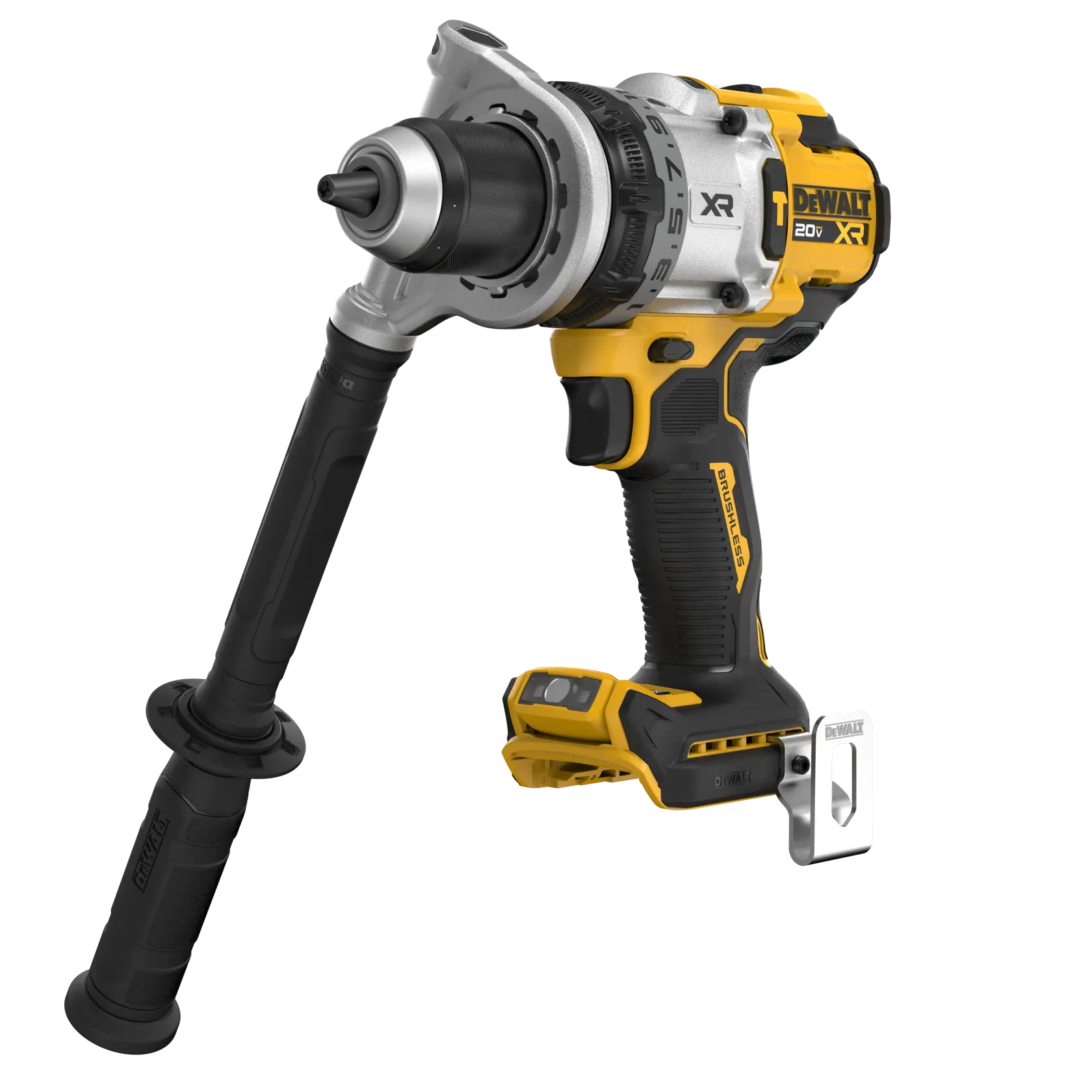 Front left angle 20V MAX* XR® Brushless Cordless 1/2 in. Hammer Drill (Tool Only)