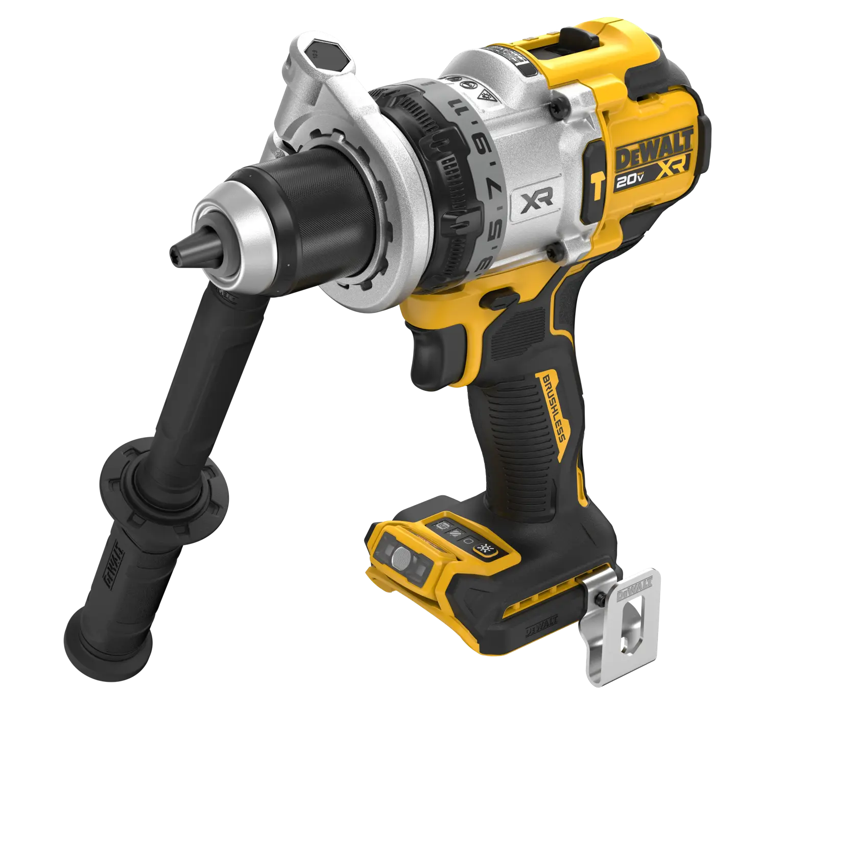Front left angle 20V MAX* XR® Brushless Cordless 1/2 in. Hammer Drill (Tool Only)
