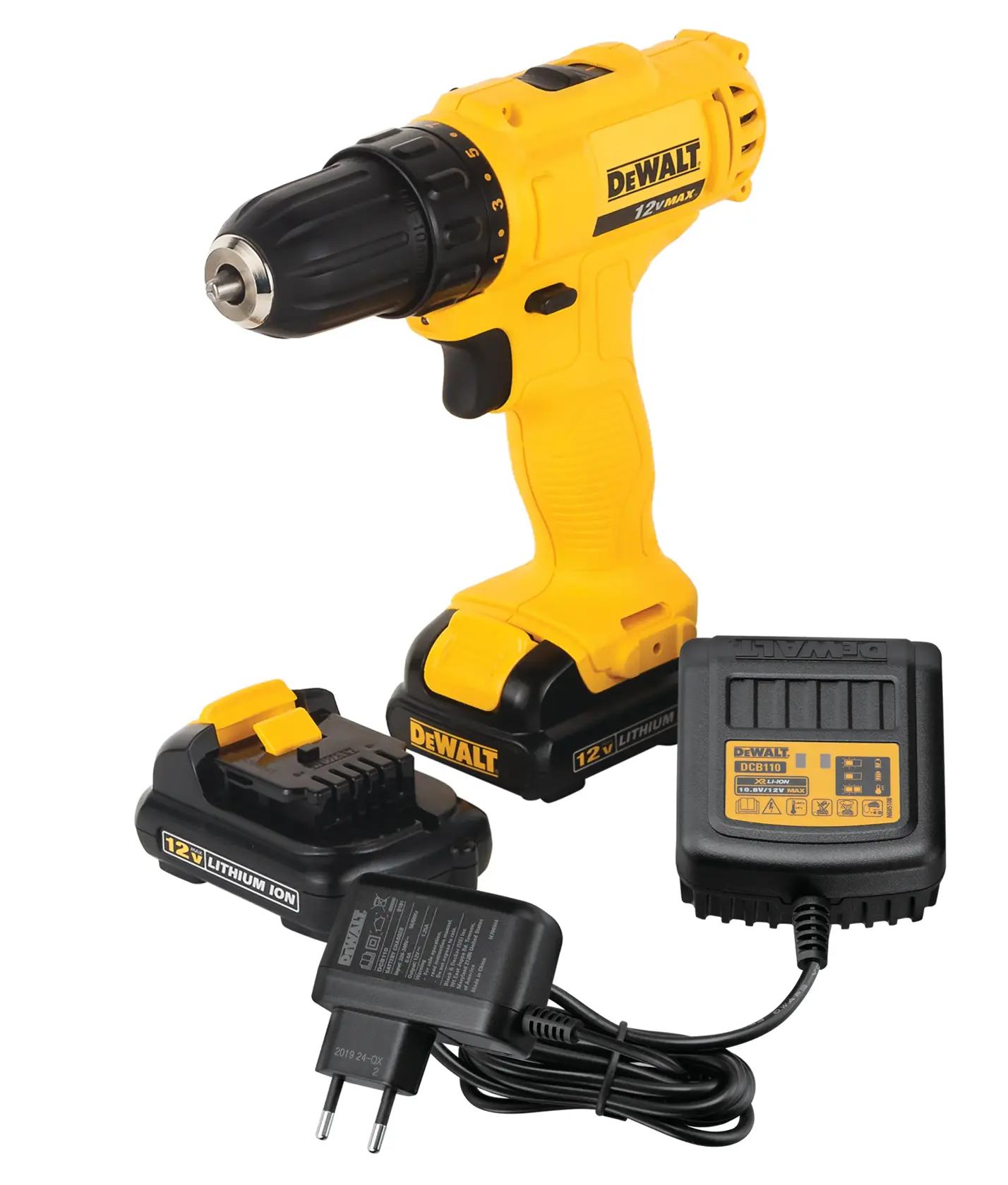 DEWALT® XTREME™ 12V MAX* Kit de Taladro Atornillador de 3/8" (10mm) Inalámbrico con (1) Batería de Ion de Litio y Cargador