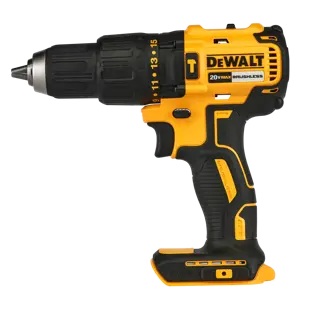 Logotipo de DEWALT en letras negras y audaces centrado sobre un fondo blanco.
