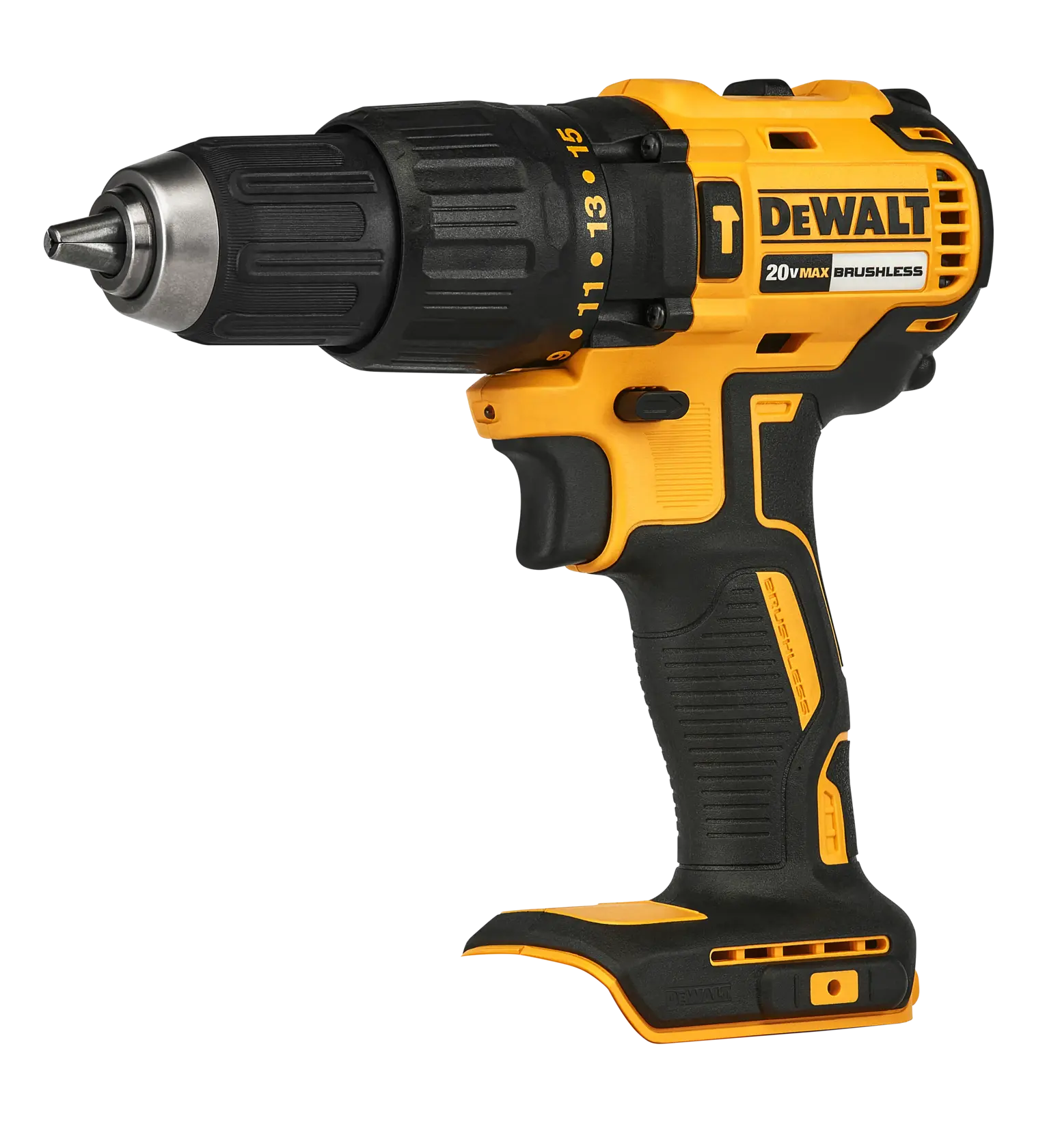 DEWALT® 20V MAX* Kit de Taladro Percutor/Atornillador de 1/2" (13mm) Inalámbrico sin Carbones con (2) Baterías de Ion de Litio de 2.0 Ah y Cargador
