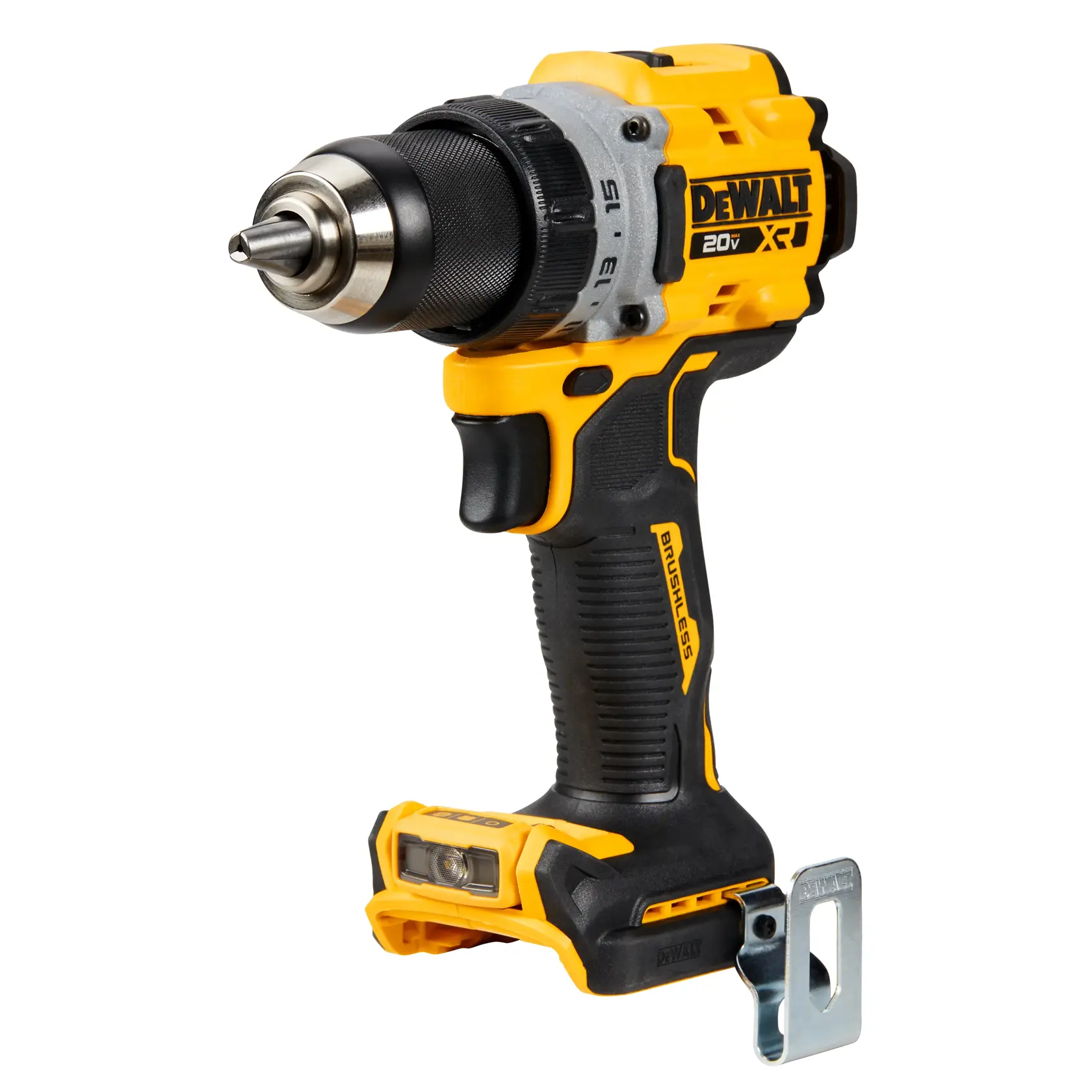 DEWALT® 20V MAX* XR® Taladro Atornillador de 1/2" (13mm) Inalámbrico sin Carbones (Solo Herramienta)