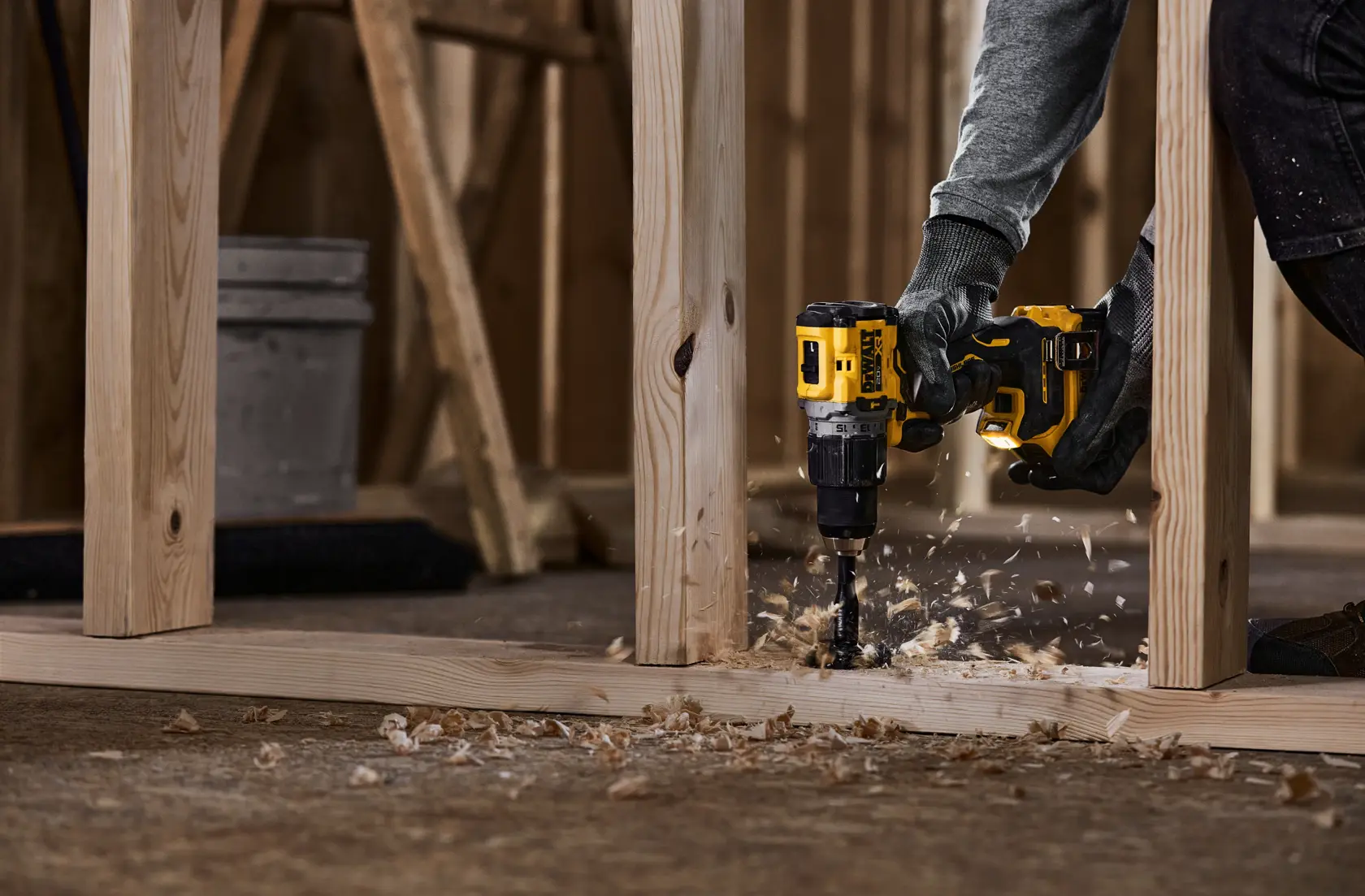 DEWALT® Taladro Percutor/Atornillador de 1/2" (13mm) Inalámbrico sin Carbones de 20V MAX* XR® (Solo Herramienta)