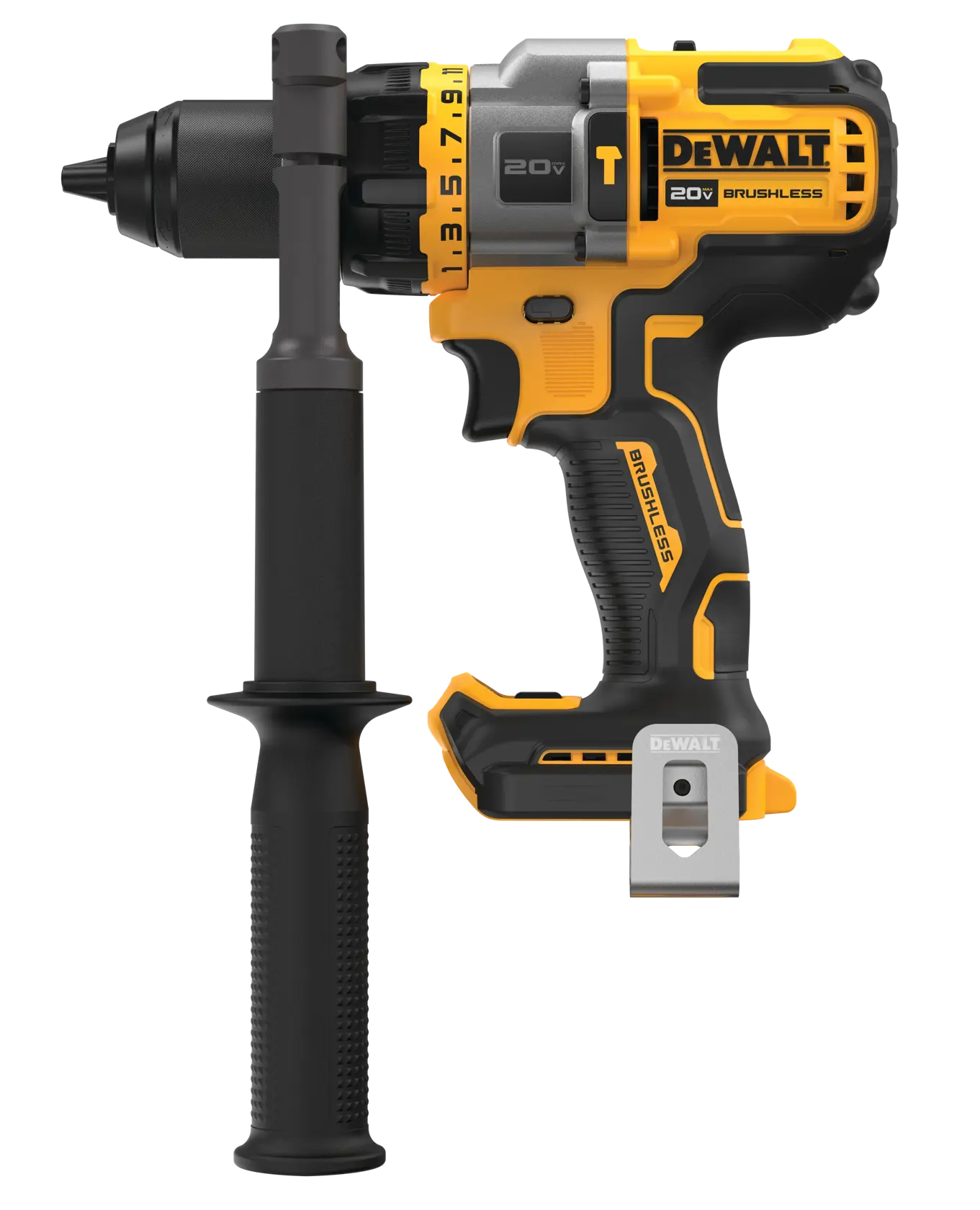 DEWALT® 20V MAX* Taladro Percutor/Atornillador de 1/2" (13mm) Inalámbrico sin Carbones con FLEXVOLT® ADVANTAGE (Solo Herramienta)