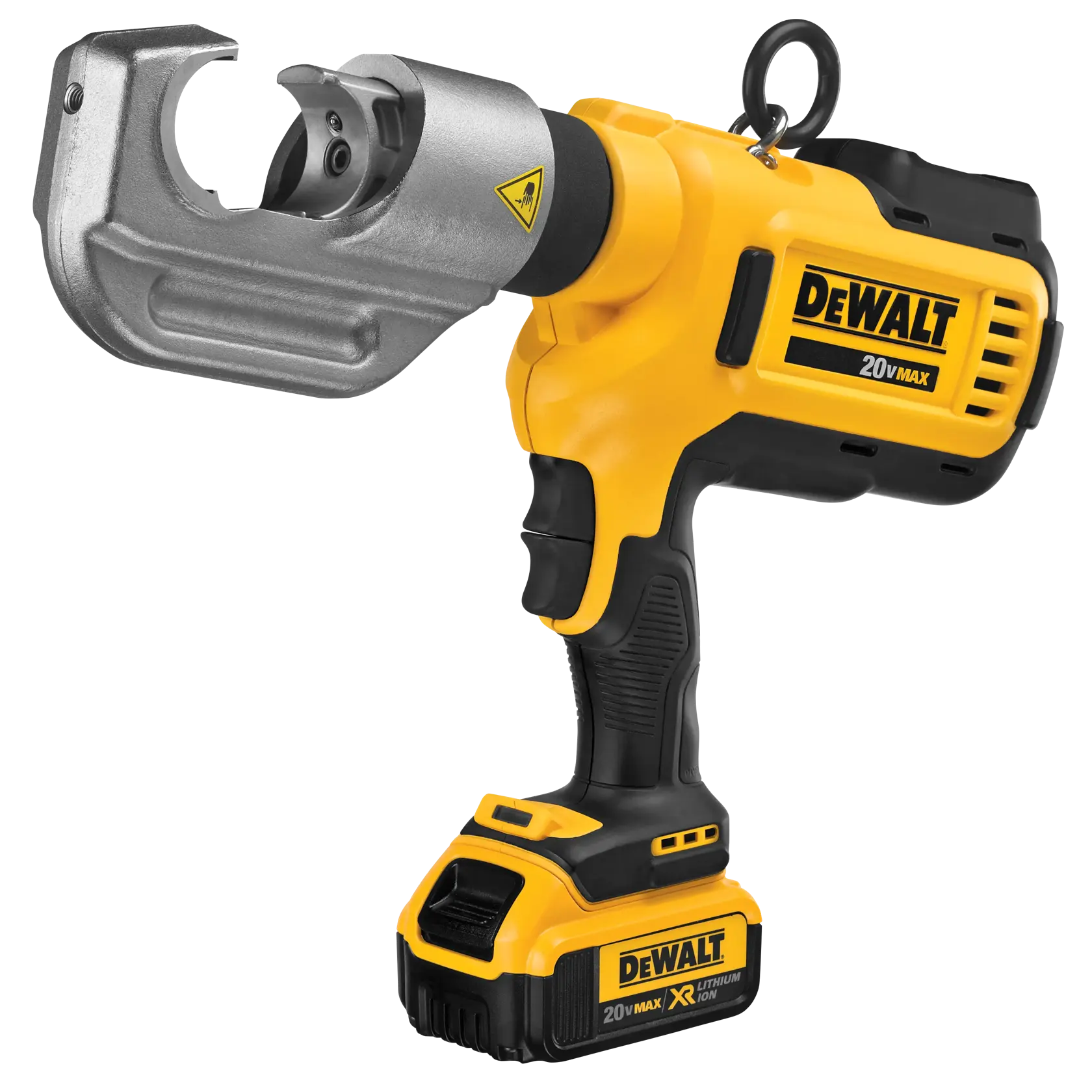 DEWALT® 20V MAX* Kit de Herramienta de Crimpado de Cables Inalámbrica, (2) Baterías de 2.0 Ah y Cargador