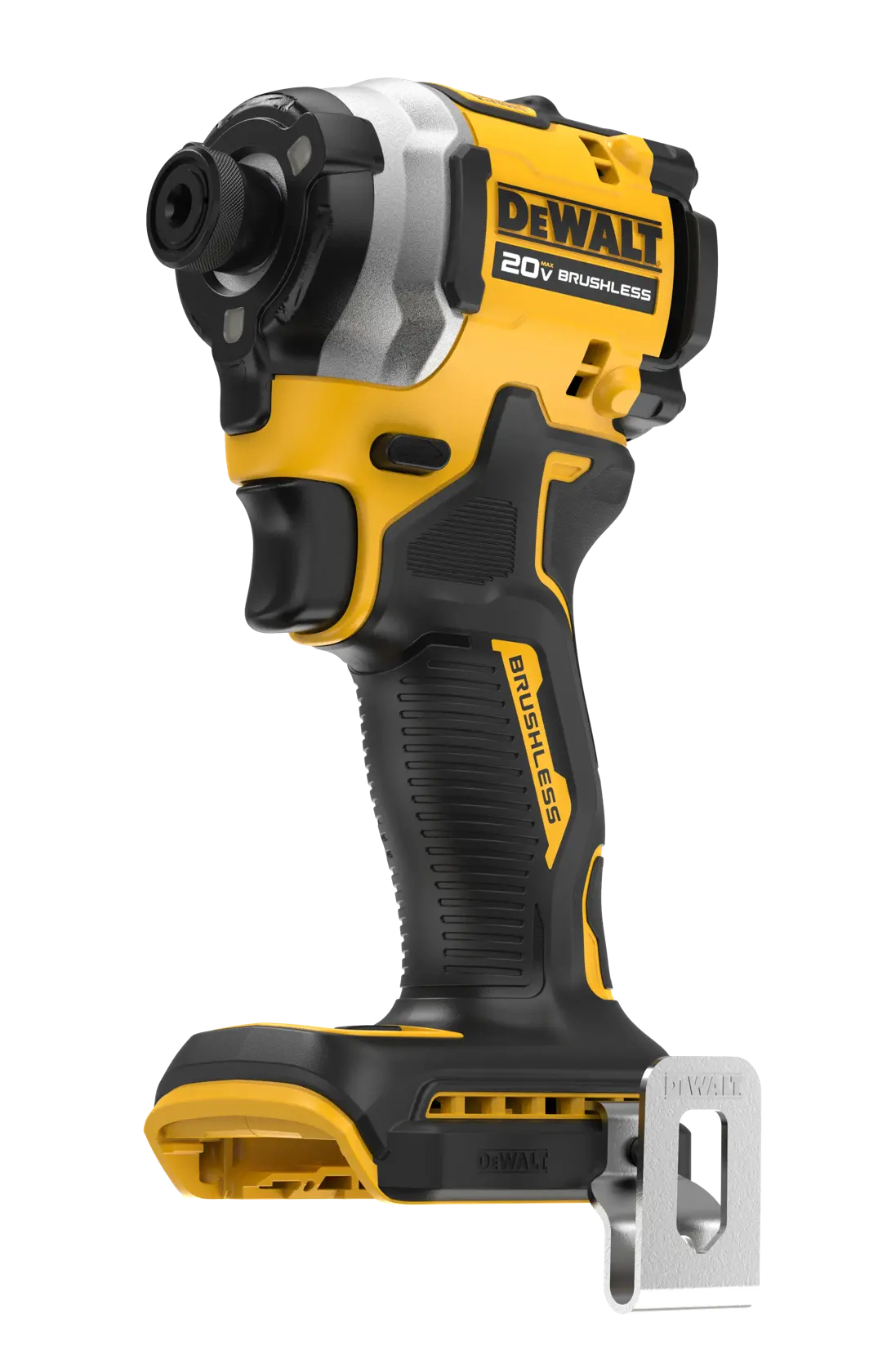 DEWALT® ATOMIC™ 20V MAX* Atornillador de Impacto de 1/4" (6.4 mm) de 3 Velocidades Inalámbrico sin Carbones (Solo Herramienta)