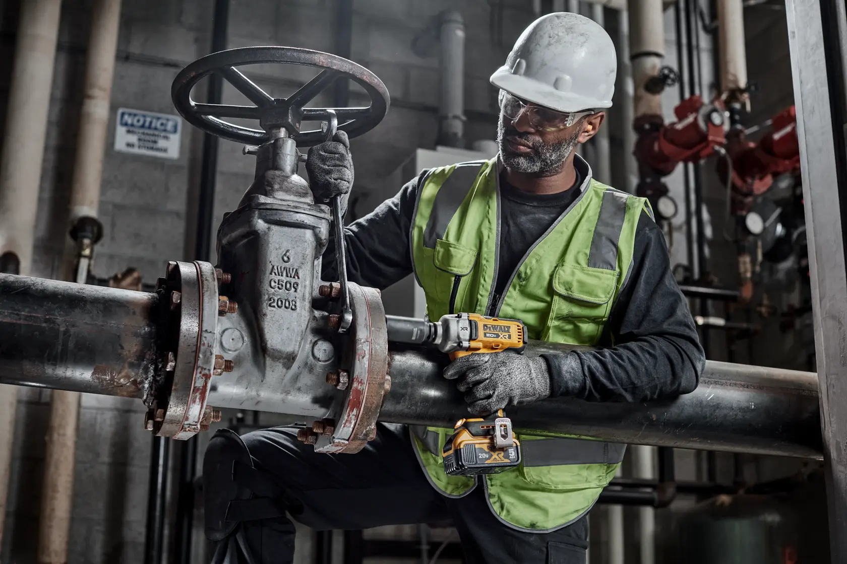 DEWALT® 20V MAX* XR® Llave de Impacto de 1/2" (13mm) Rango Medio Inalámbrica (Solo Herramienta)