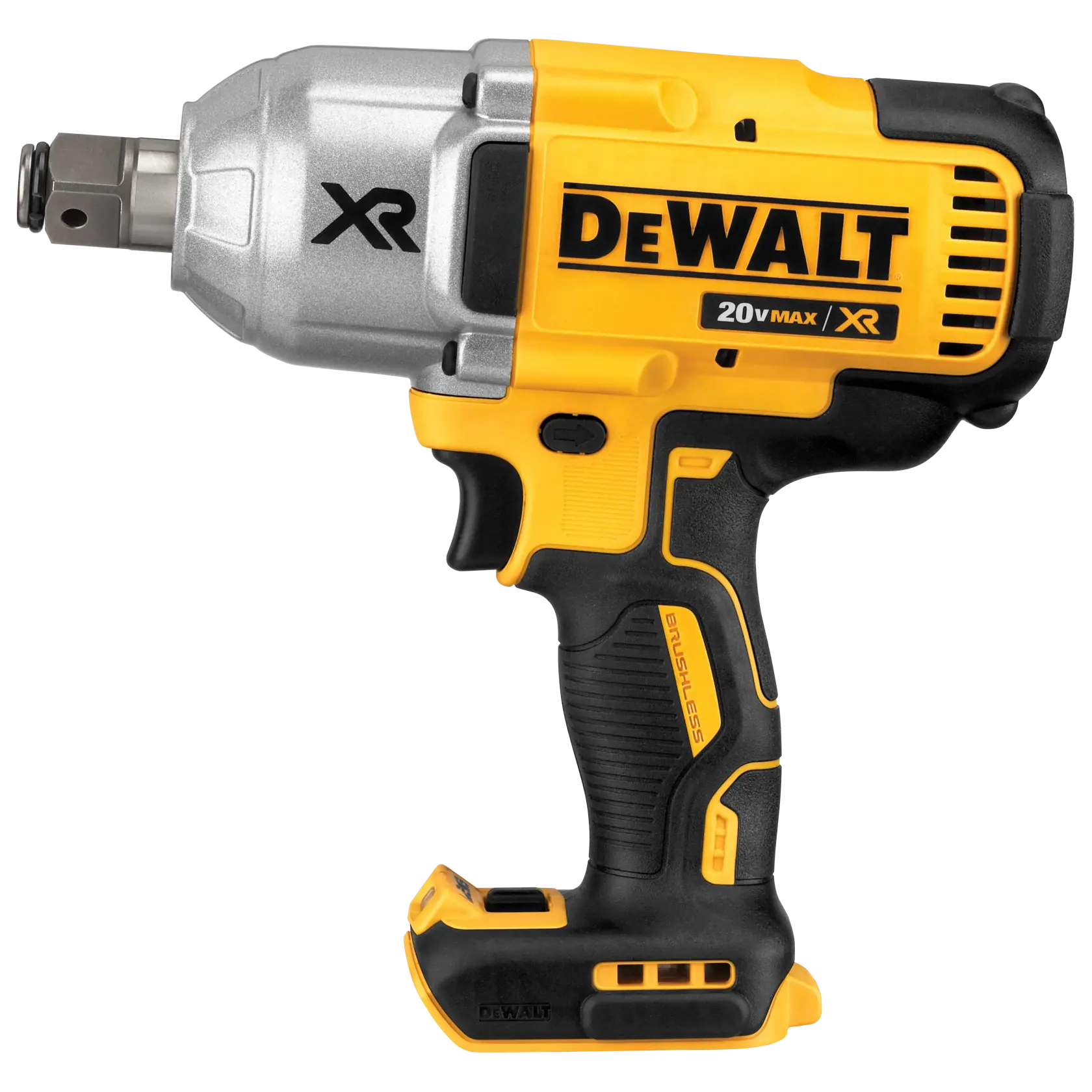 DEWALT® Llave de Impacto de 3/4" (19 mm) con Anillo de Retención Inalámbrica de Alto Torque de 20V MAX* XR®  (Solo Herramienta)